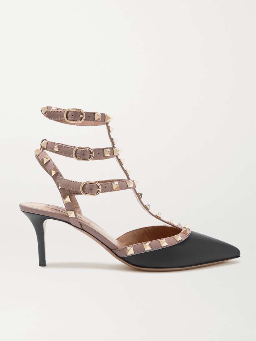 Valentino Garavani Rockstud 65 Two-tone Leather Pumps