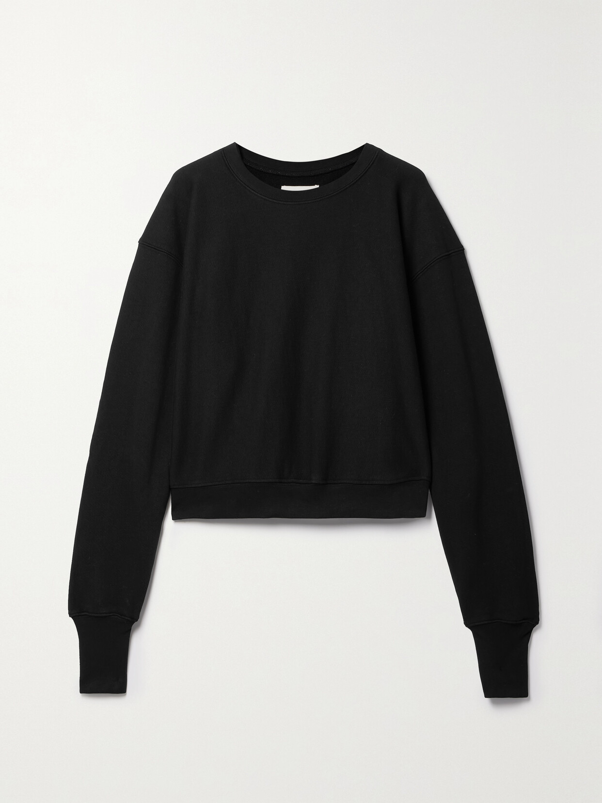 Les Tien - Ryder Cotton-jersey Sweatshirt - Black