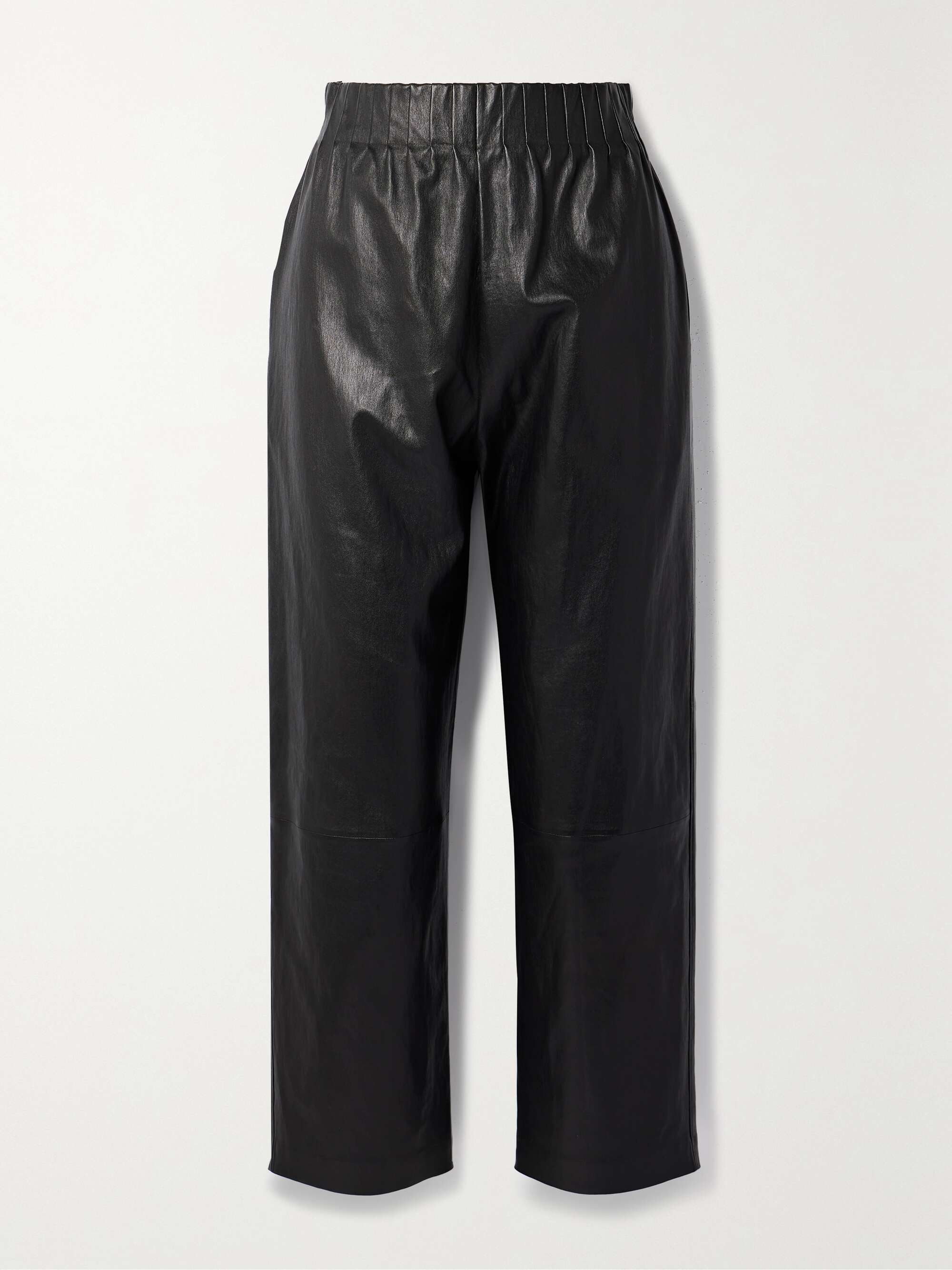 FFORME Kelsey textured-leather tapered pants | NET-A-PORTER