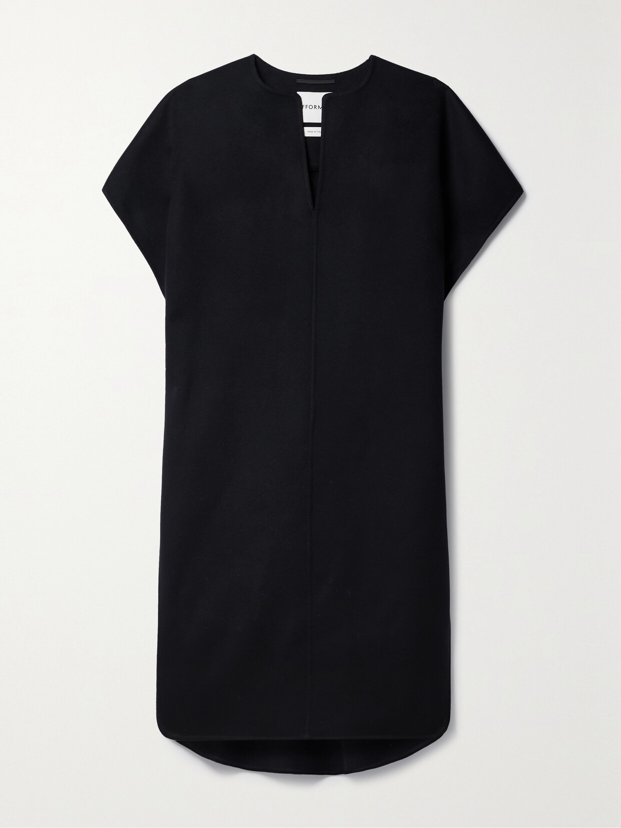 Fforme Nash Wool-felt Tunic In Black