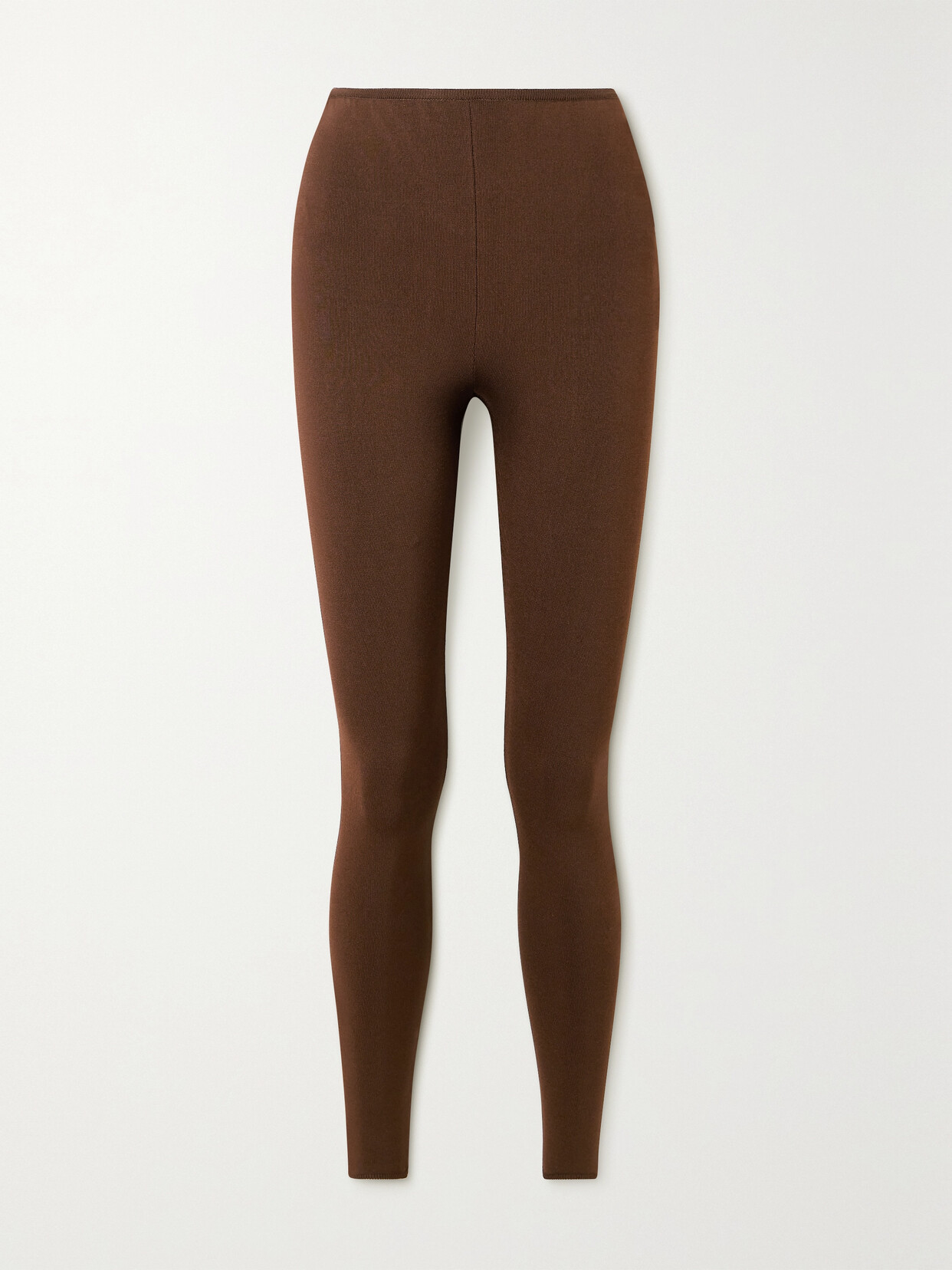 FFORME - + Net Sustain Anya Organic Silk-blend Leggings - Brown