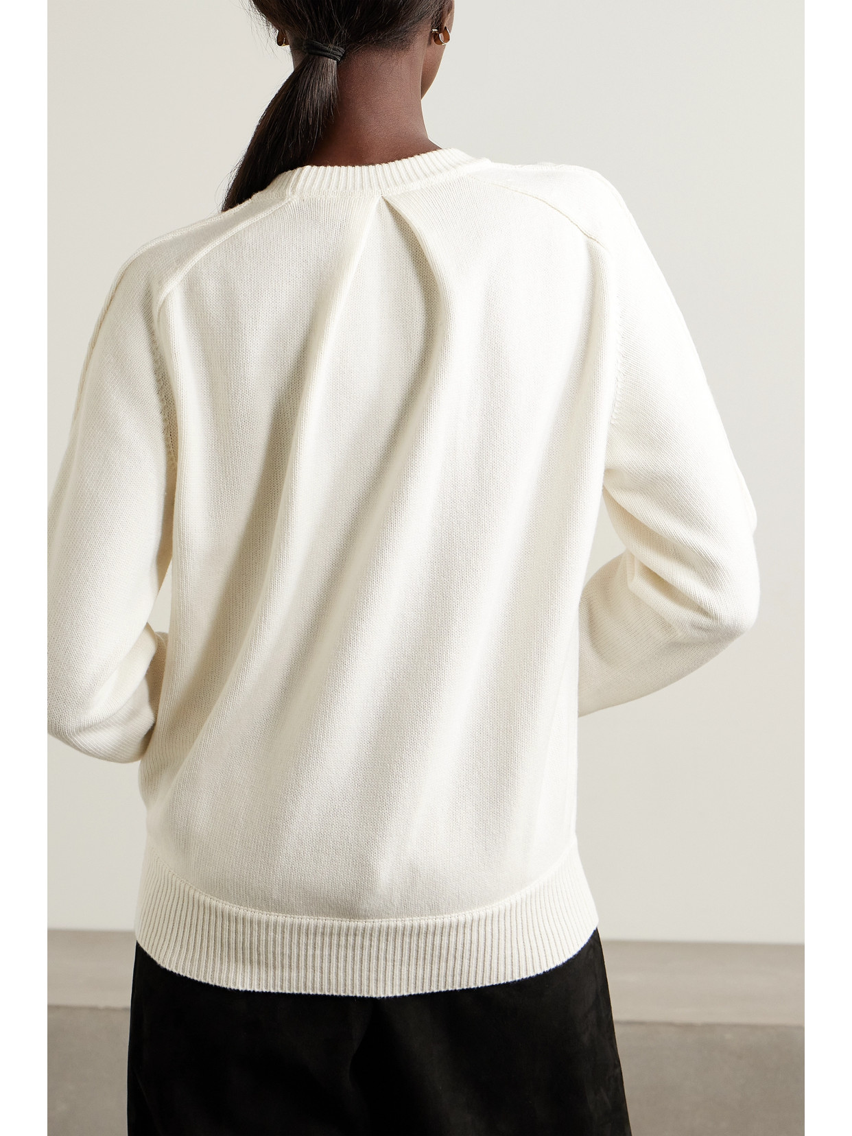 + Net Sustain Hannah Pleated Cashmere Sweater