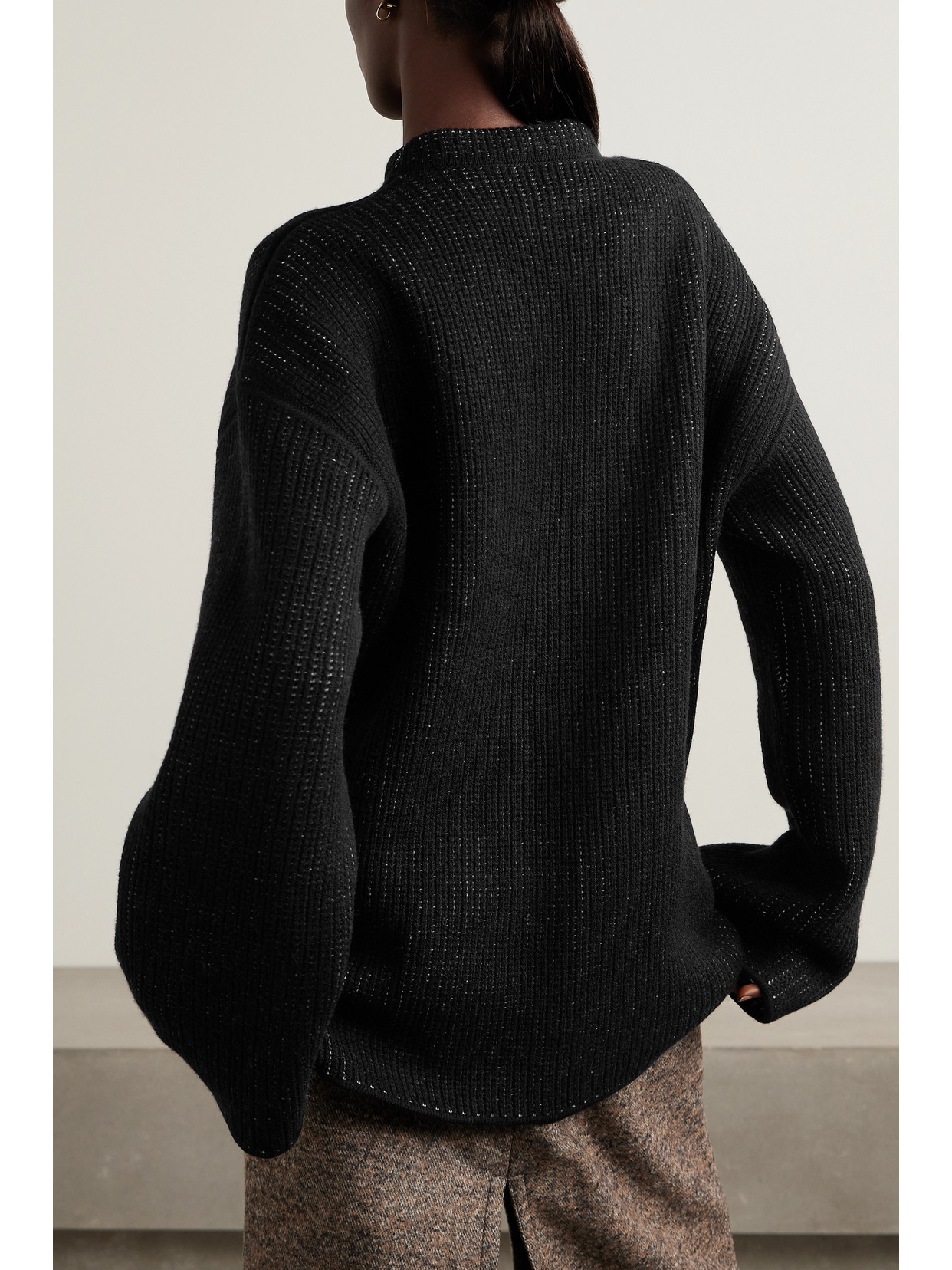 + Net Sustain Harlow Ribbed Cashmere Sweater