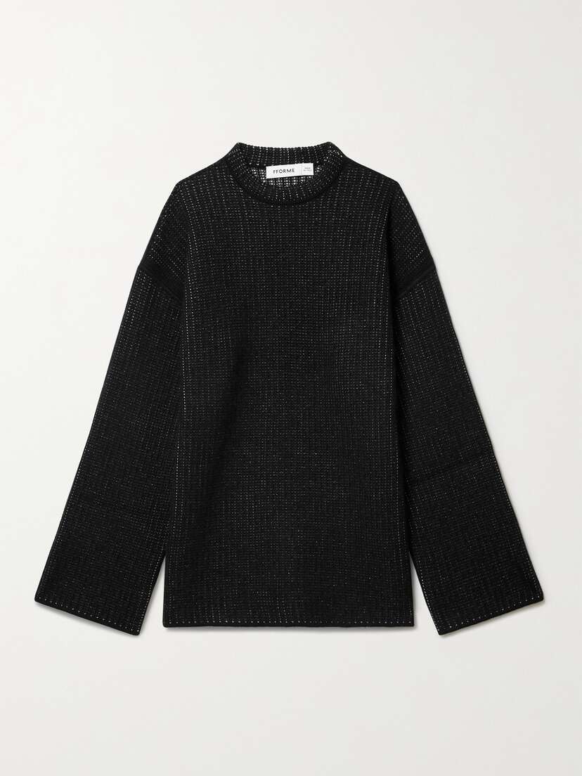 FFORME + Net Sustain Harlow Ribbed Cashmere Sweater