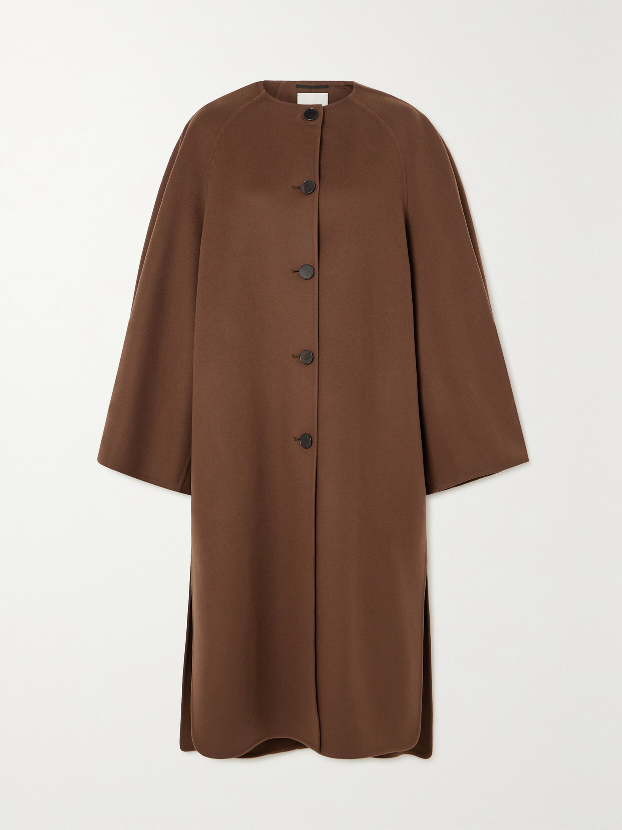 Fforme + Net Sustain Bensi Wool Coat In Metallic