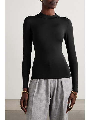 Fforme + NET SUSTAIN Freya organic silk-blend jersey top