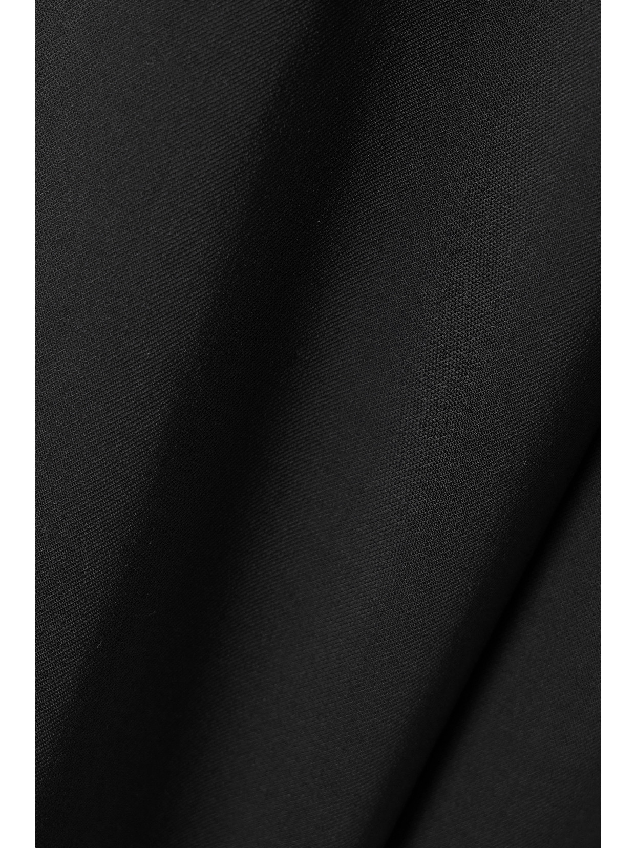 Fforme Sabreen Wool-blend Gabardine Midi Skirt In Black