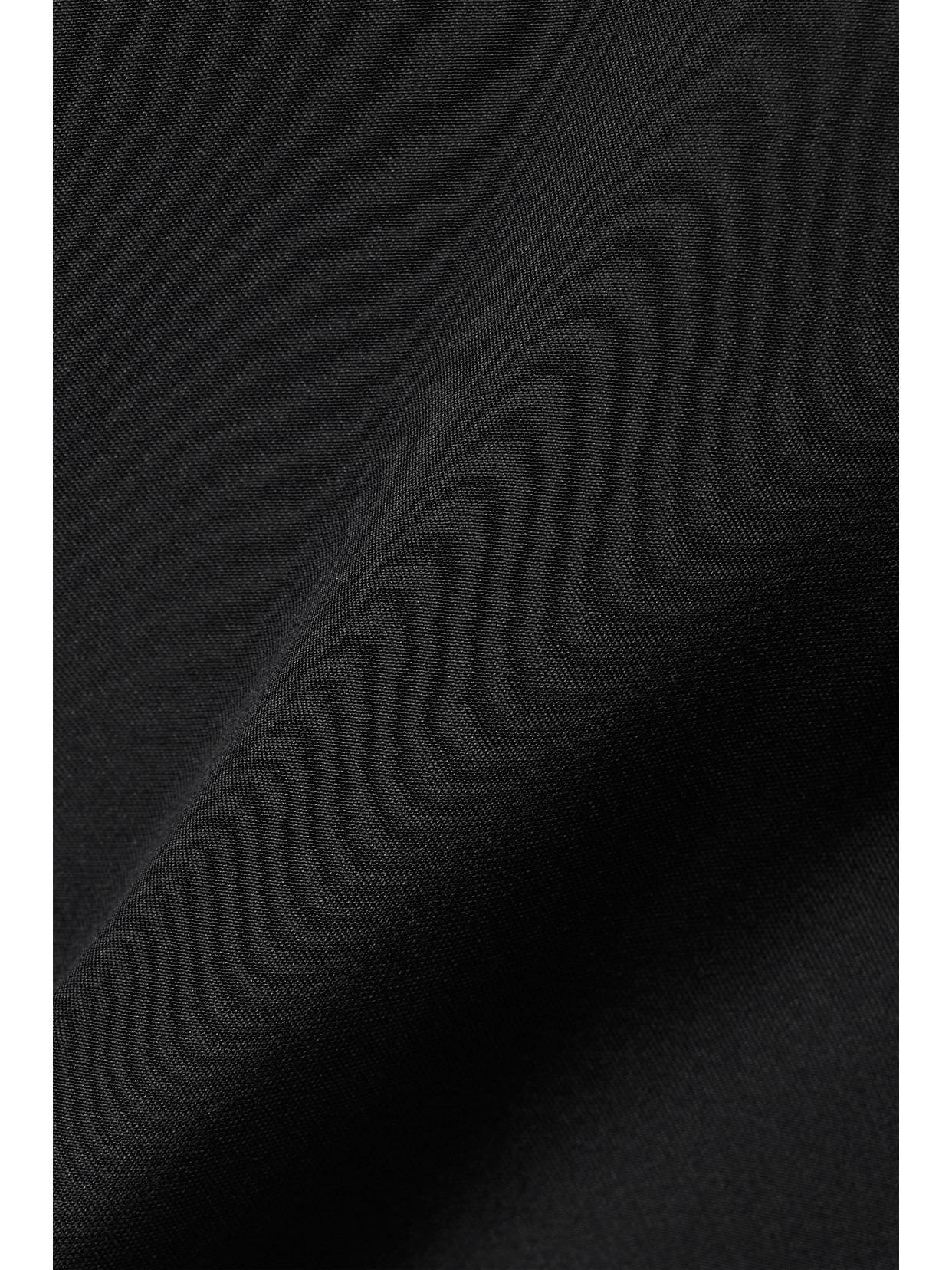 Fforme Kaia Draped Cape-effect Silk-crepe Top In Black