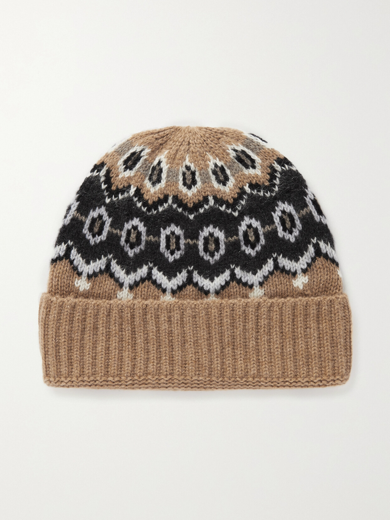 Khaite - Alpina Fair Isle Cashmere Beanie - Multi