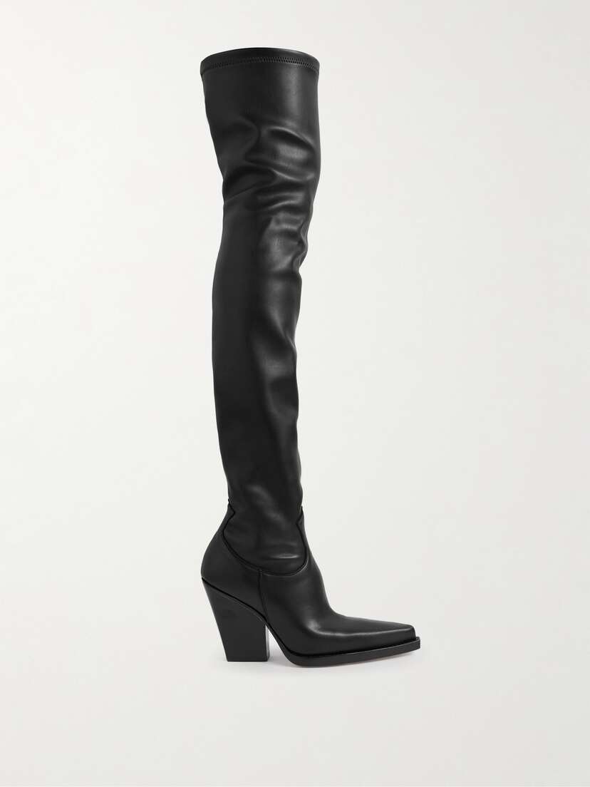 Paris Texas Vegas Faux Stretch-leather Over-the-knee Boots