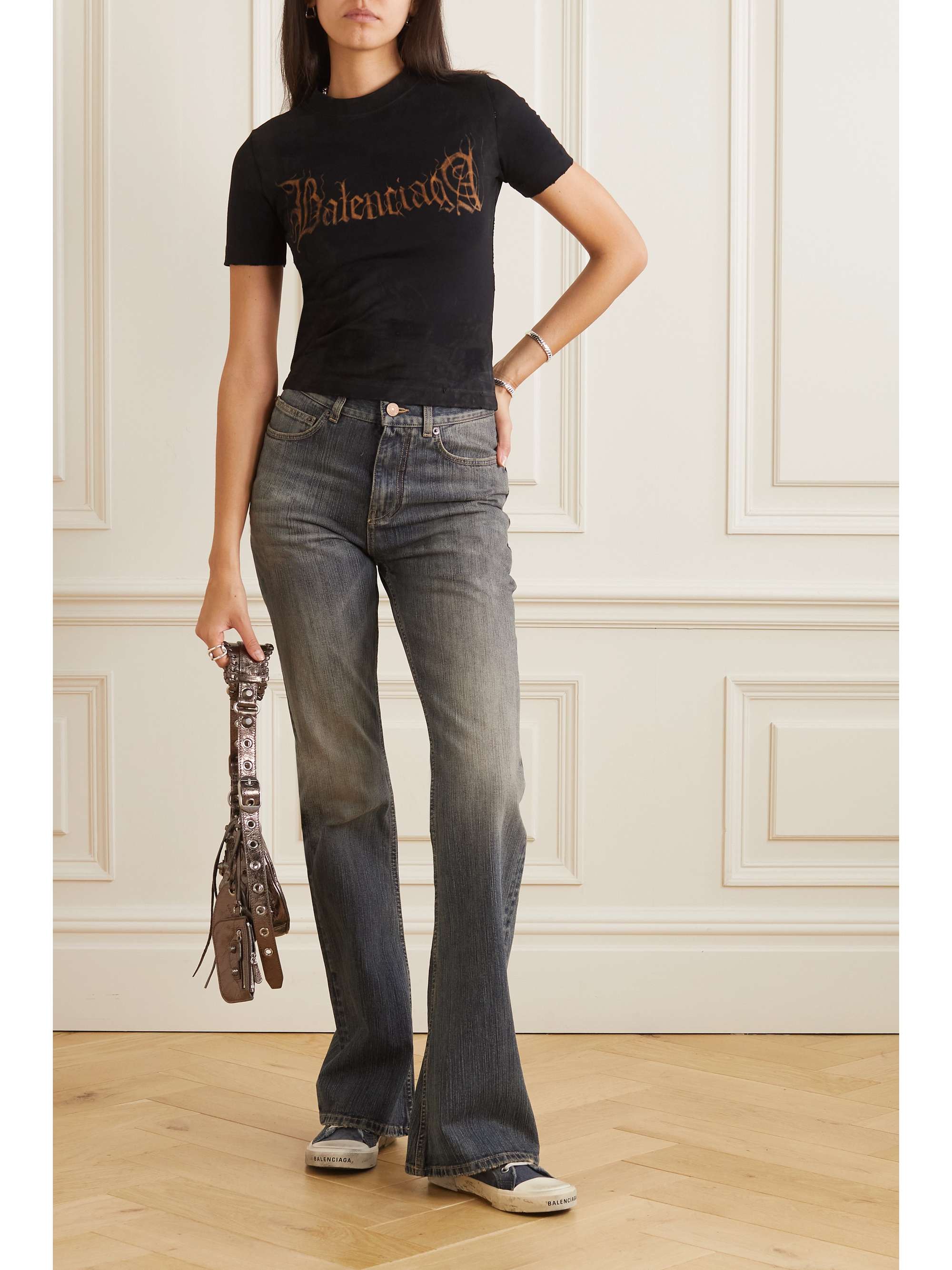 BALENCIAGA High-rise bootcut jeans