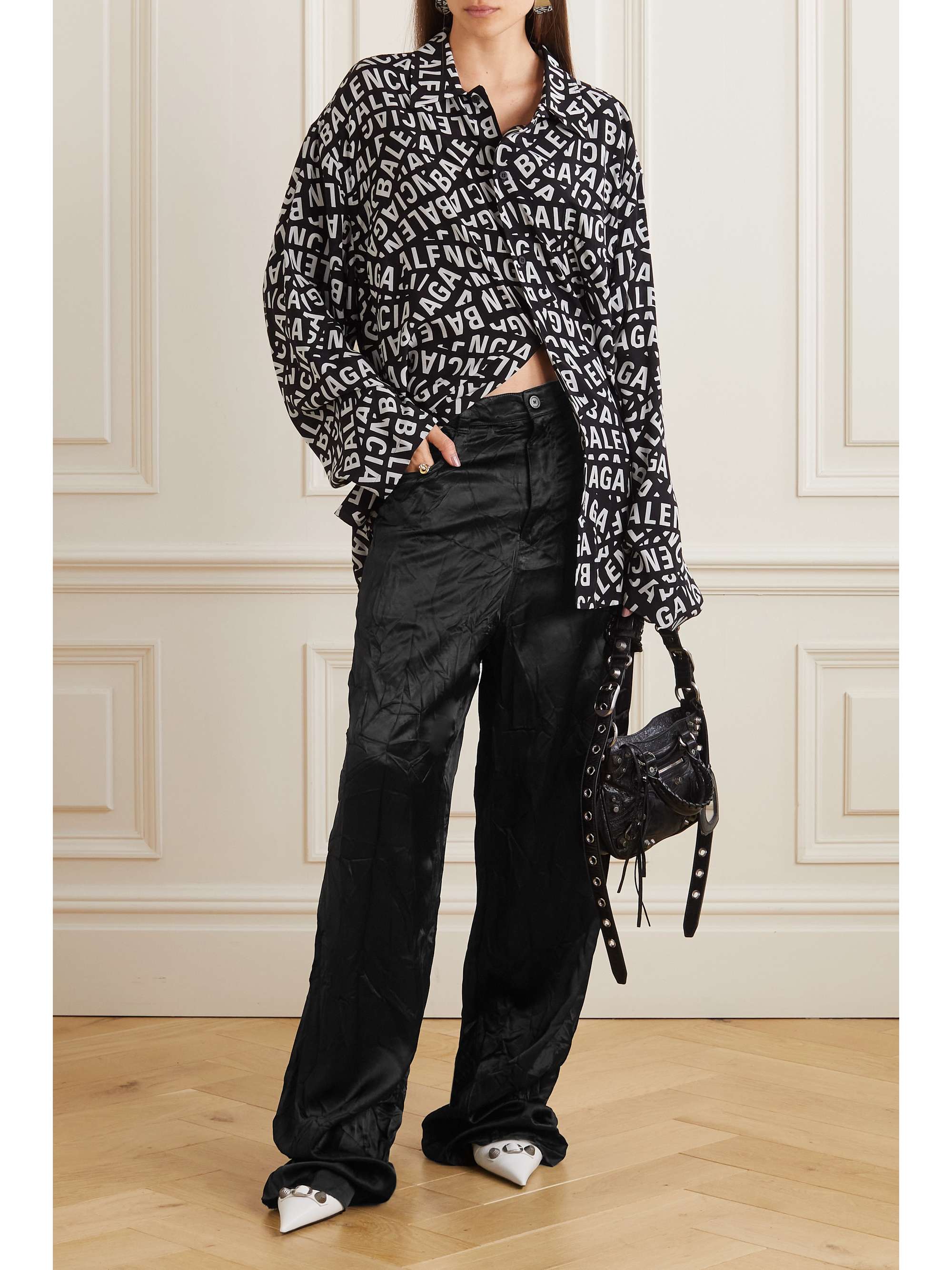 Balenciaga pants cheap womens white