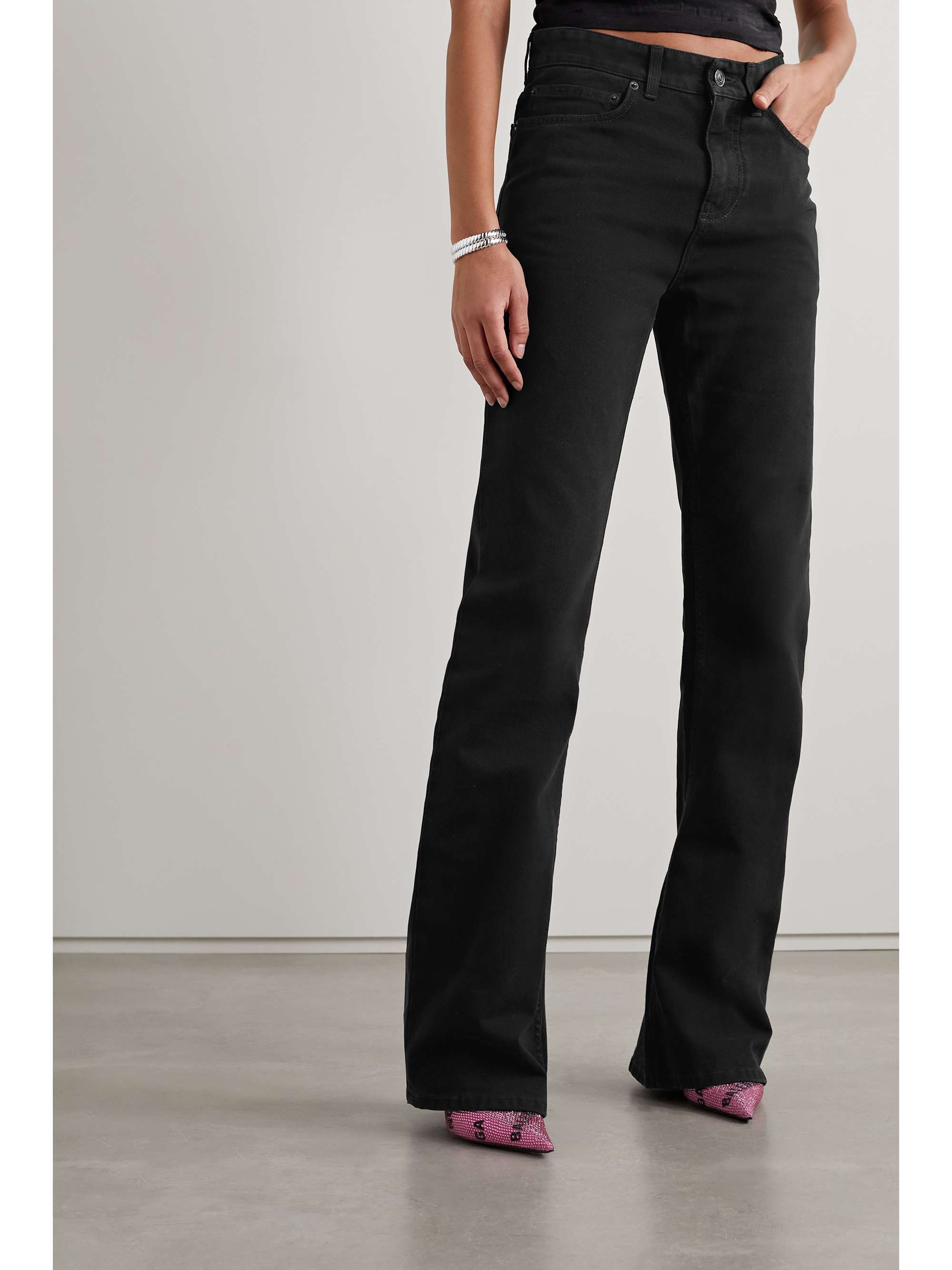 BALENCIAGA High-rise bootcut jeans | NET-A-PORTER