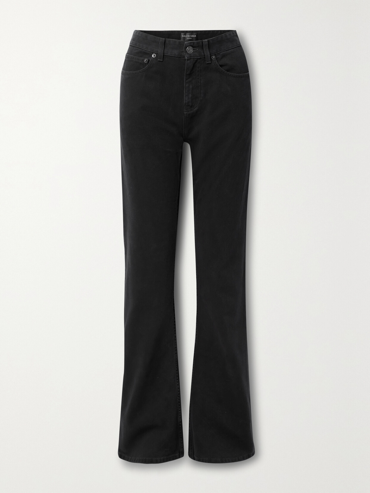 BALENCIAGA HIGH-RISE BOOTCUT JEANS