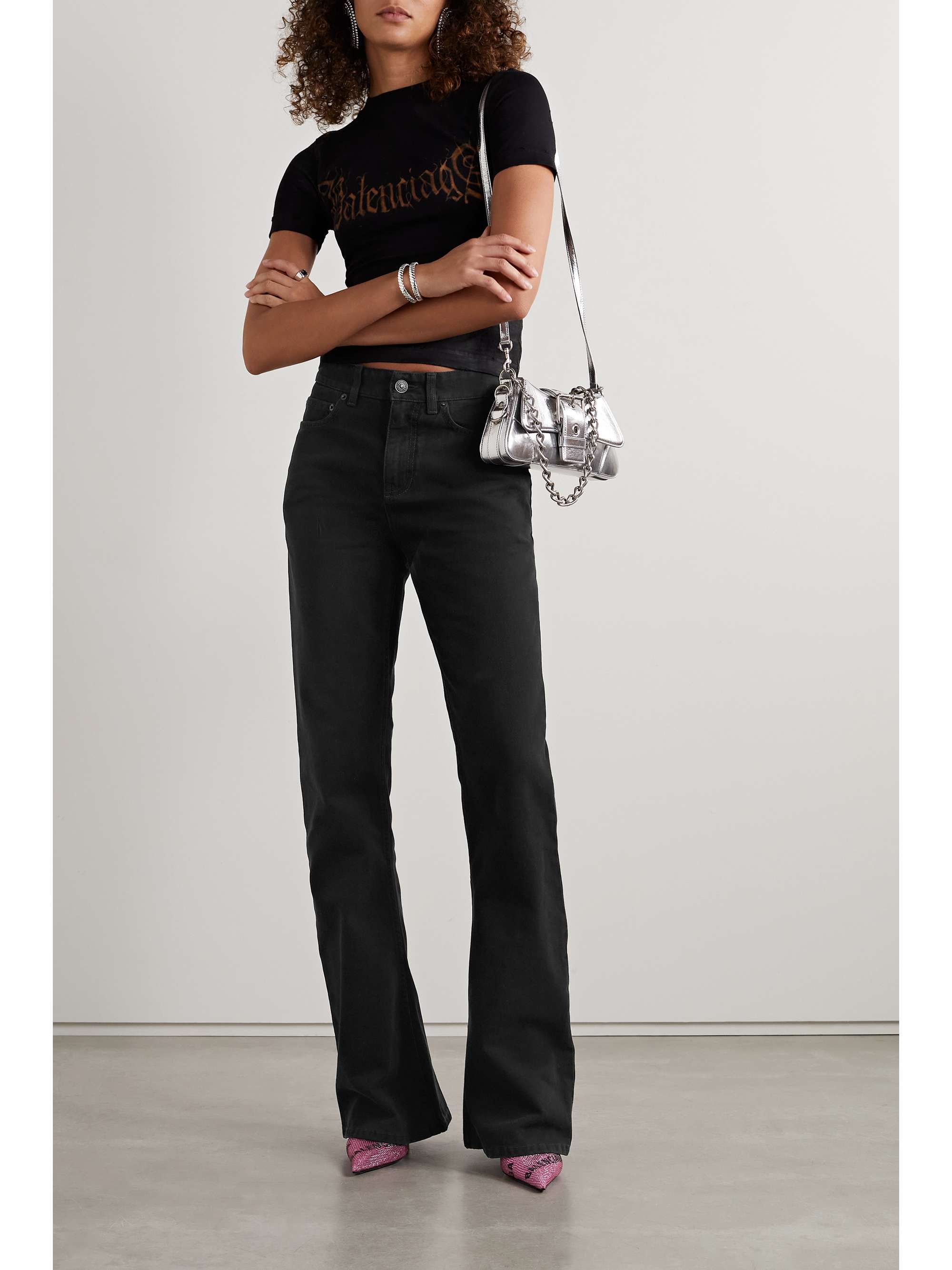 BALENCIAGA High-rise bootcut jeans