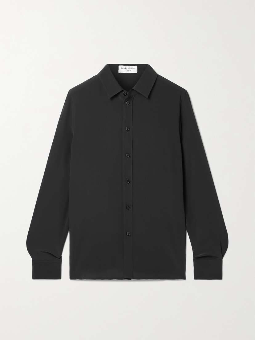 SAINT LAURENT Silk Crepe De Chine Shirt