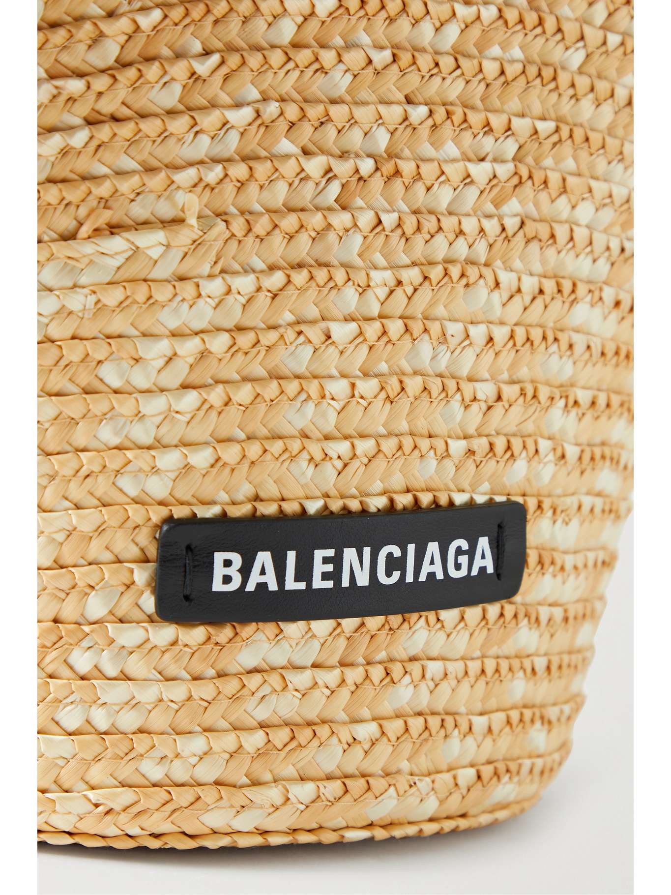 balenciaga straw tote