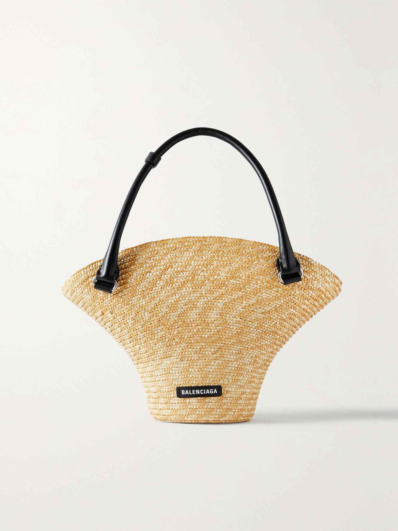 balenciaga straw tote