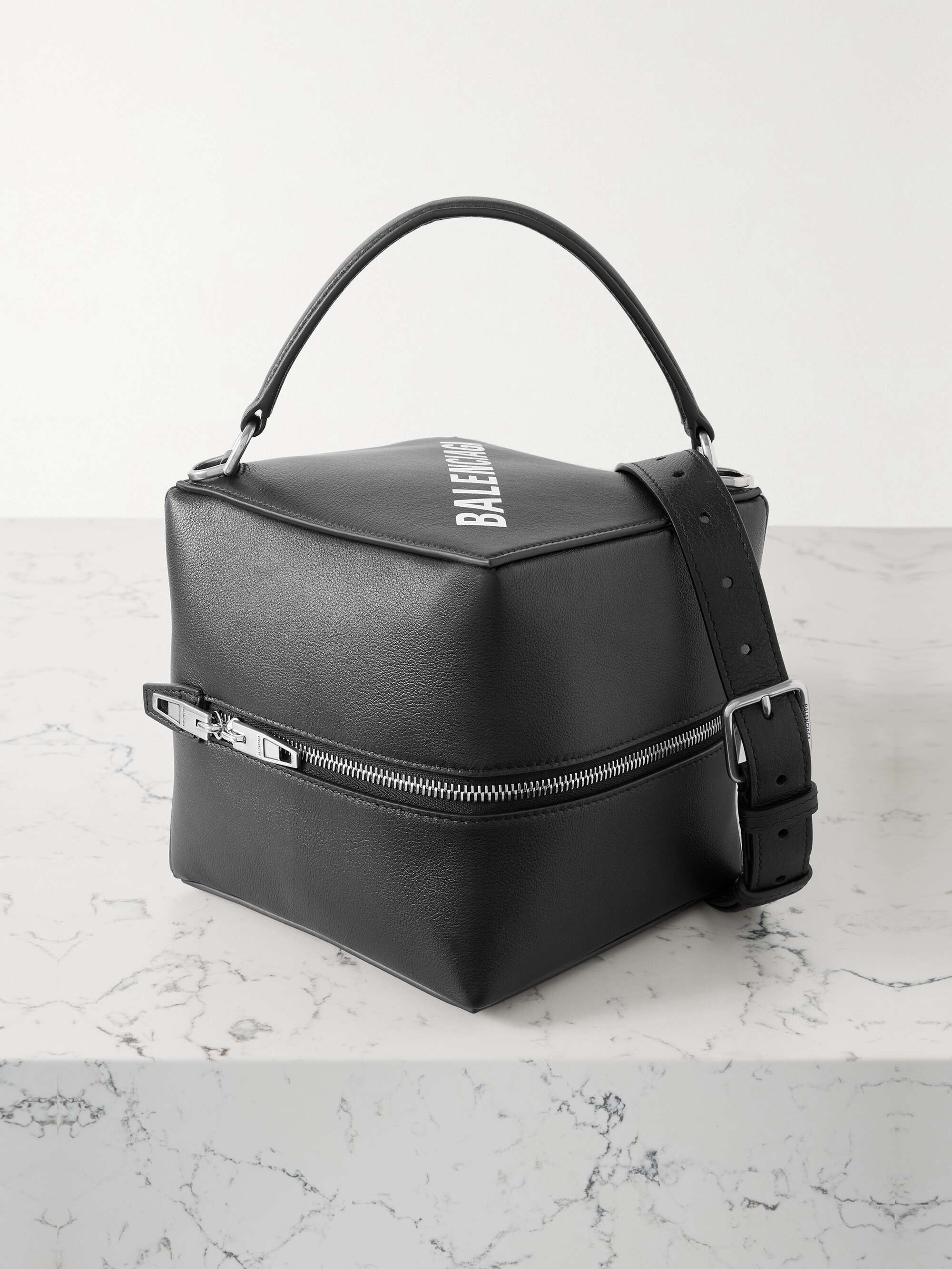 Kreta Hovedgade velordnet BALENCIAGA 4x4 small printed leather shoulder bag | NET-A-PORTER