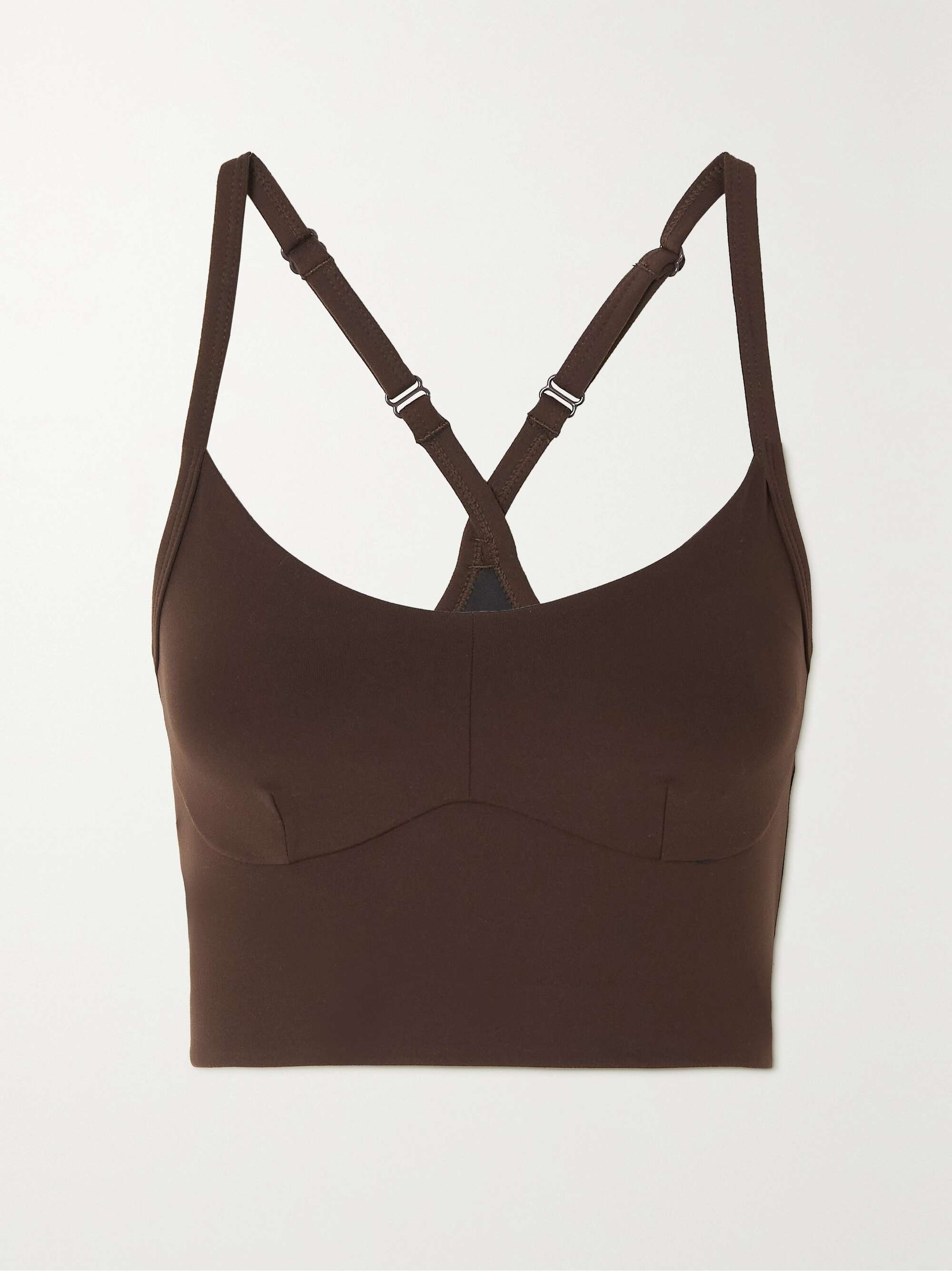 Let's Go Staunton leopard-print stretch sports bra