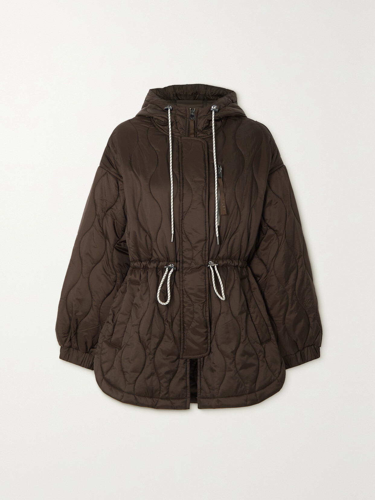 VARLEY CAITLIN HOODED QUILTED PADDED SHELL JACKET