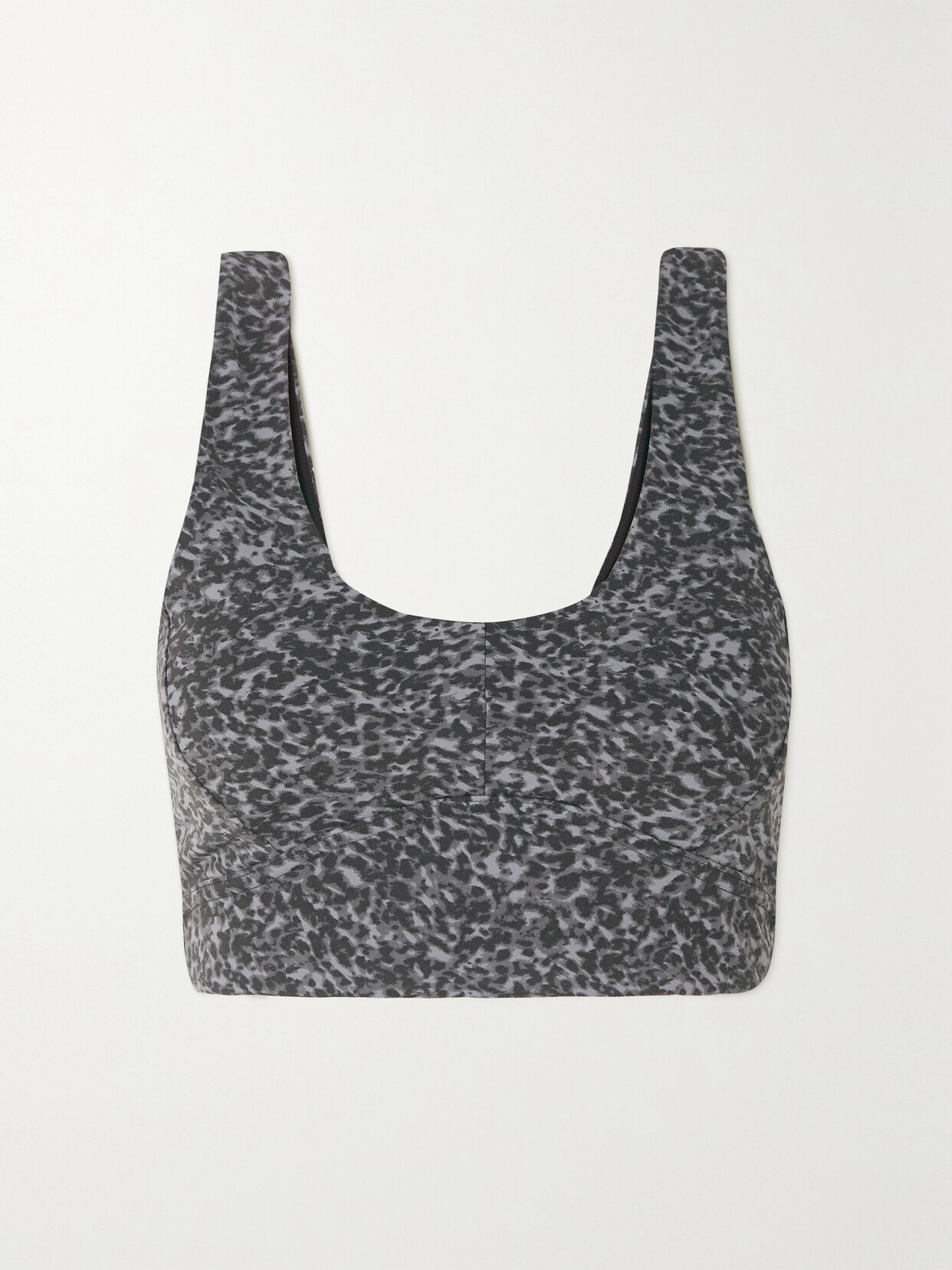 Varley Let's Go Elsie Printed Stretch Sports Bra - Gray