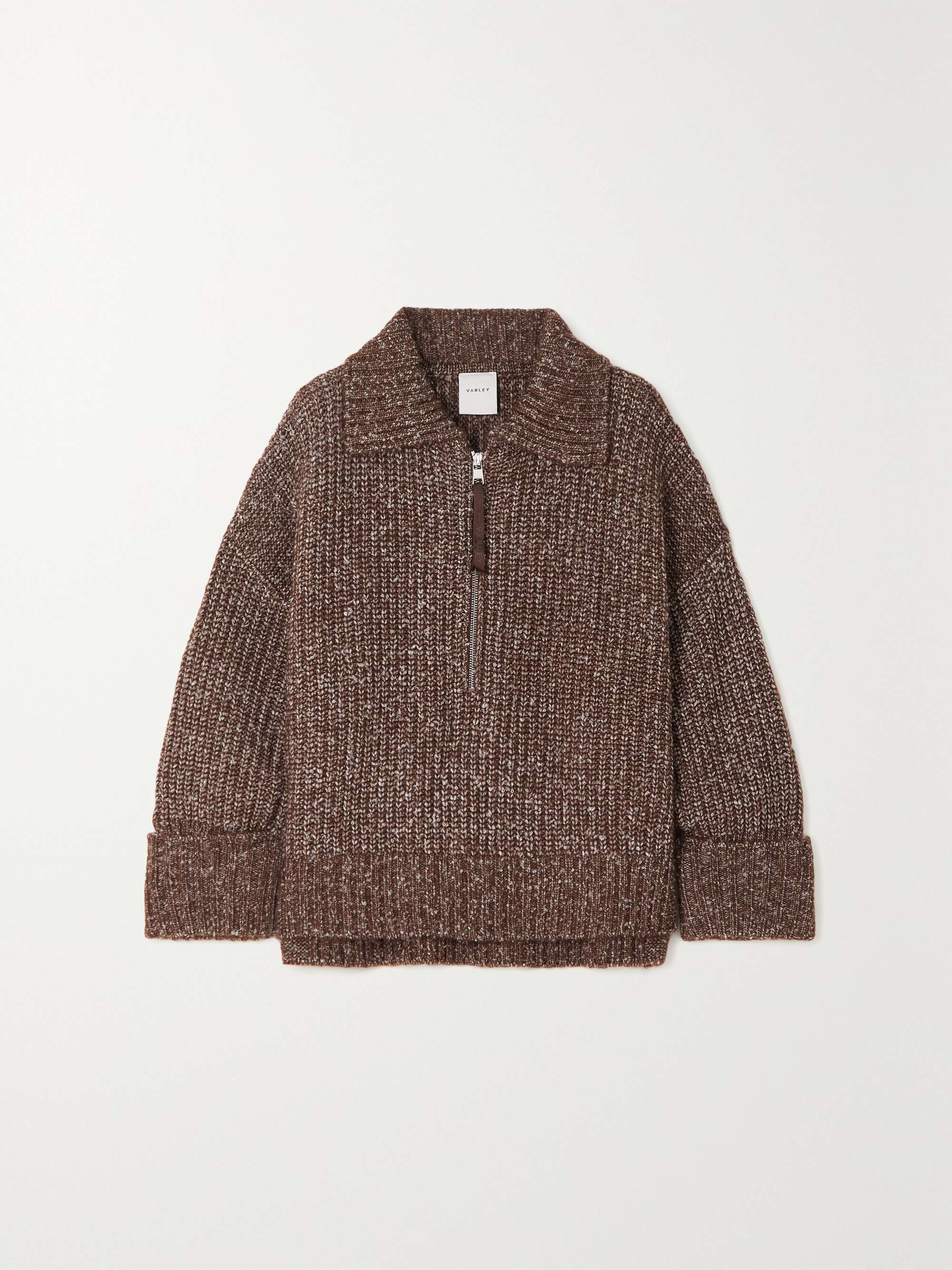 Threaded Pear Amelia Ribbed Detail Cuffed Sweater
