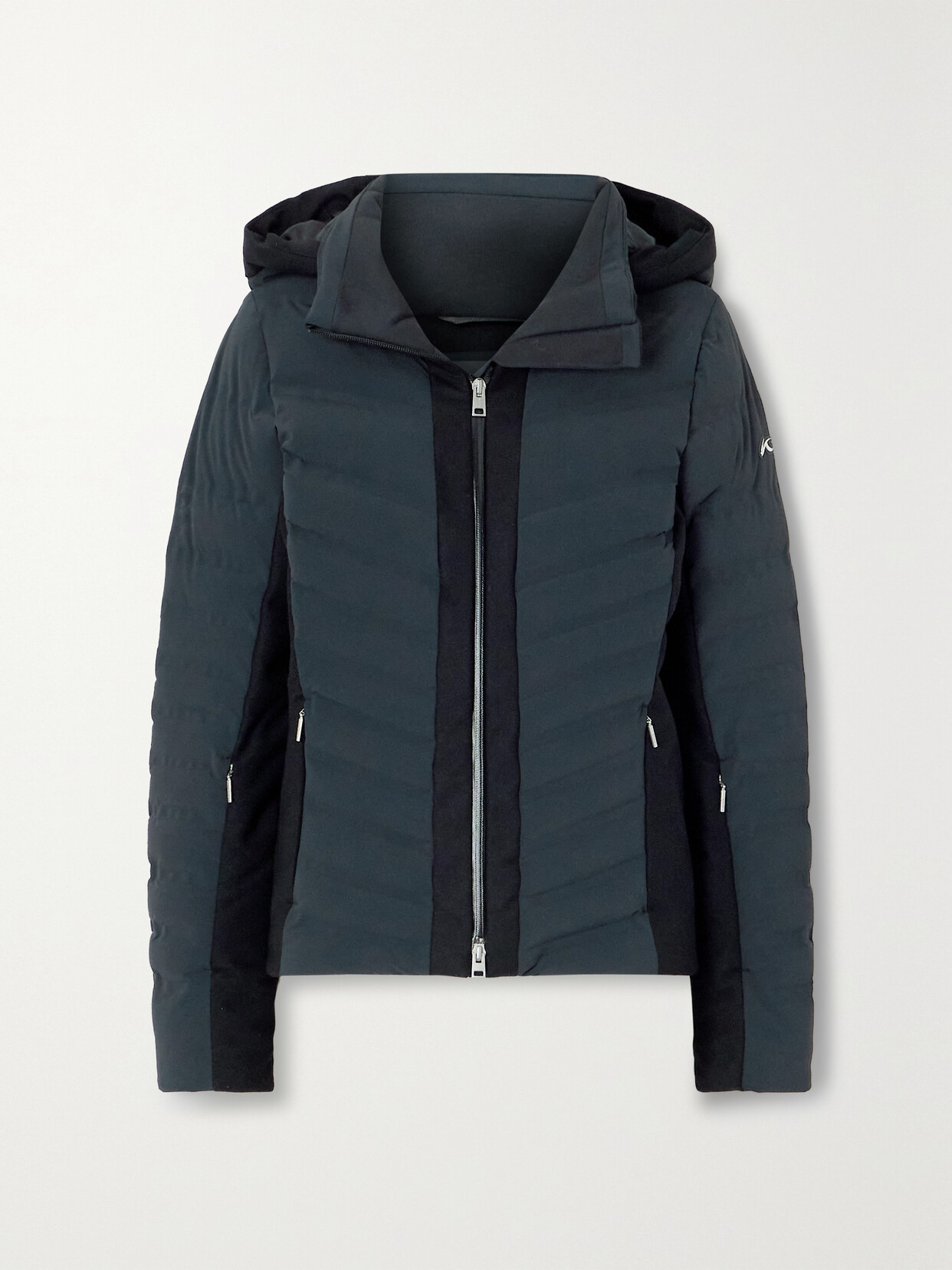 Kjus Cabox Hooded Two-tone Merino Wool-blend And Quilted Shell Jacket In Unknown