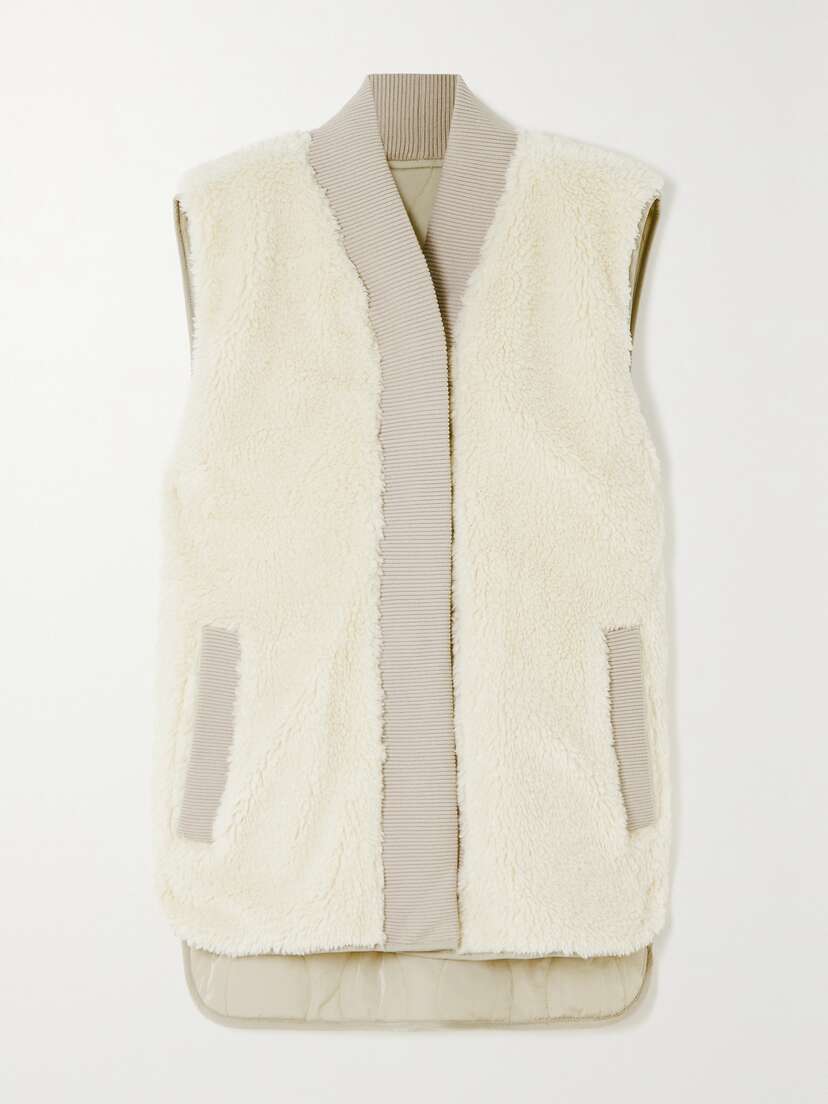 Varley Covey Reversible Fleece And Shell Gilet