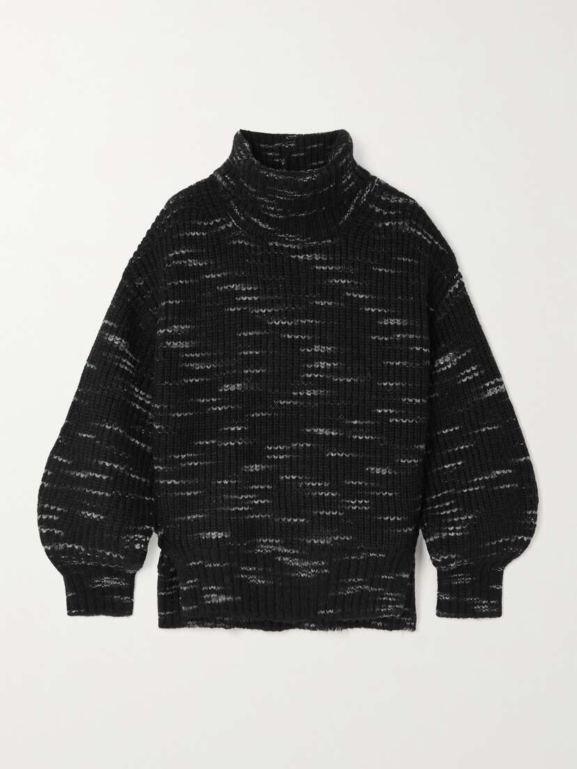 Varley Marlena Ribbed-knit Turtleneck Sweater