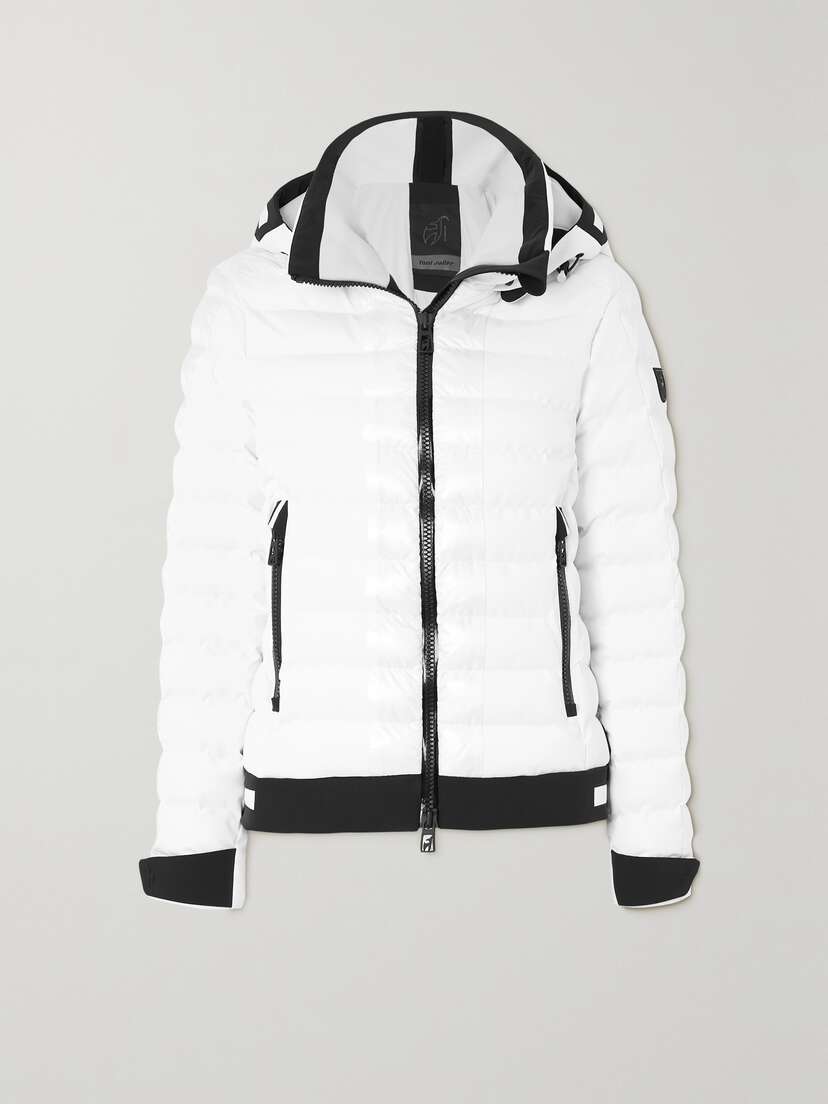 Toni Sailer Norma Quilted Hooded Stretch-shell Ski Jacket