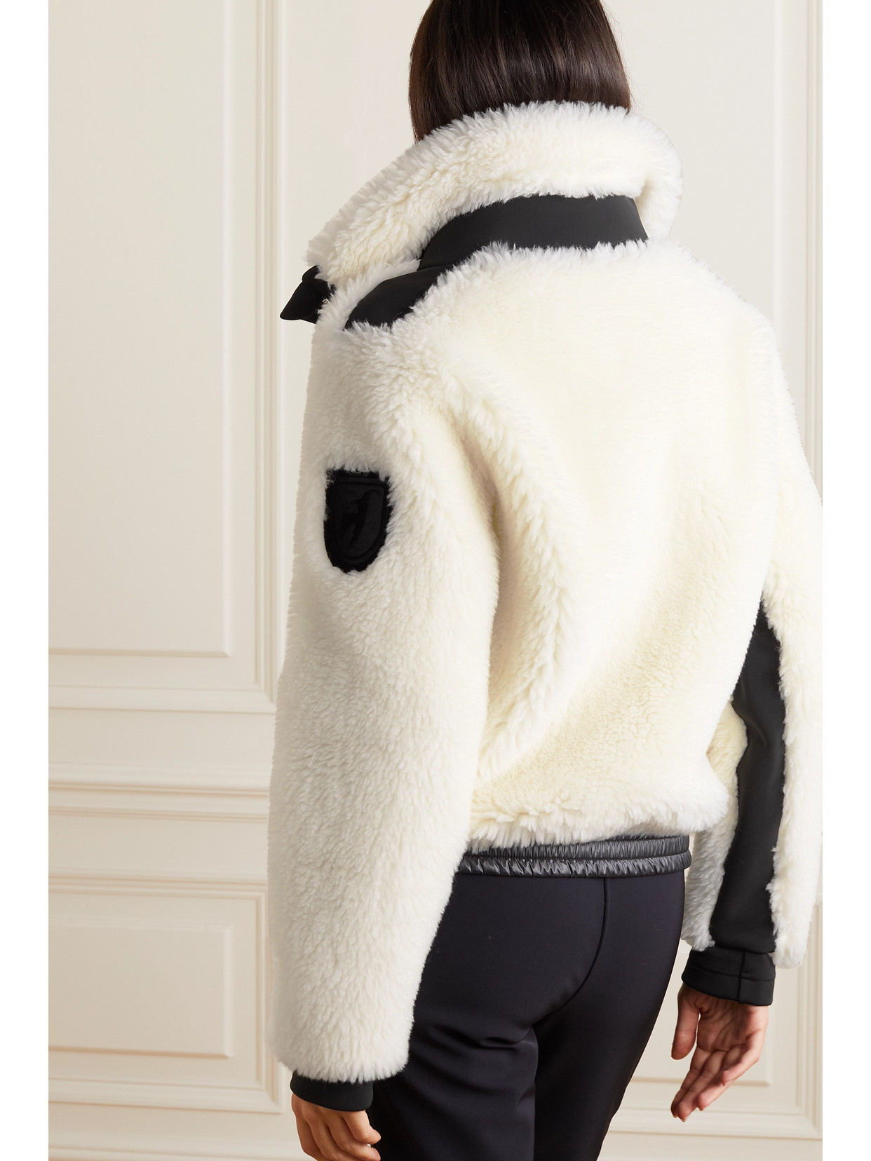 Toni Sailer Madita Shell-trimmed Wool-blend Ski Jacket In White