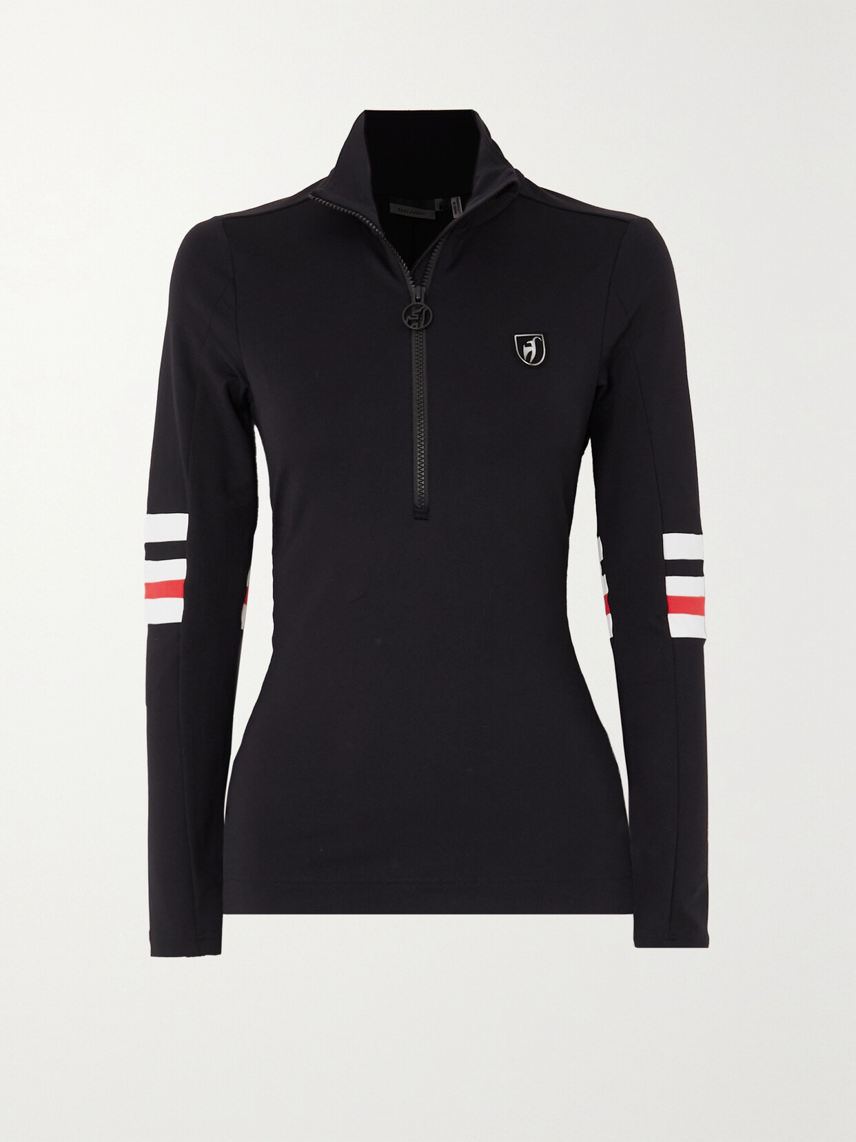 Toni Sailer Nelli Striped Stretch-jersey Base Layer - Black