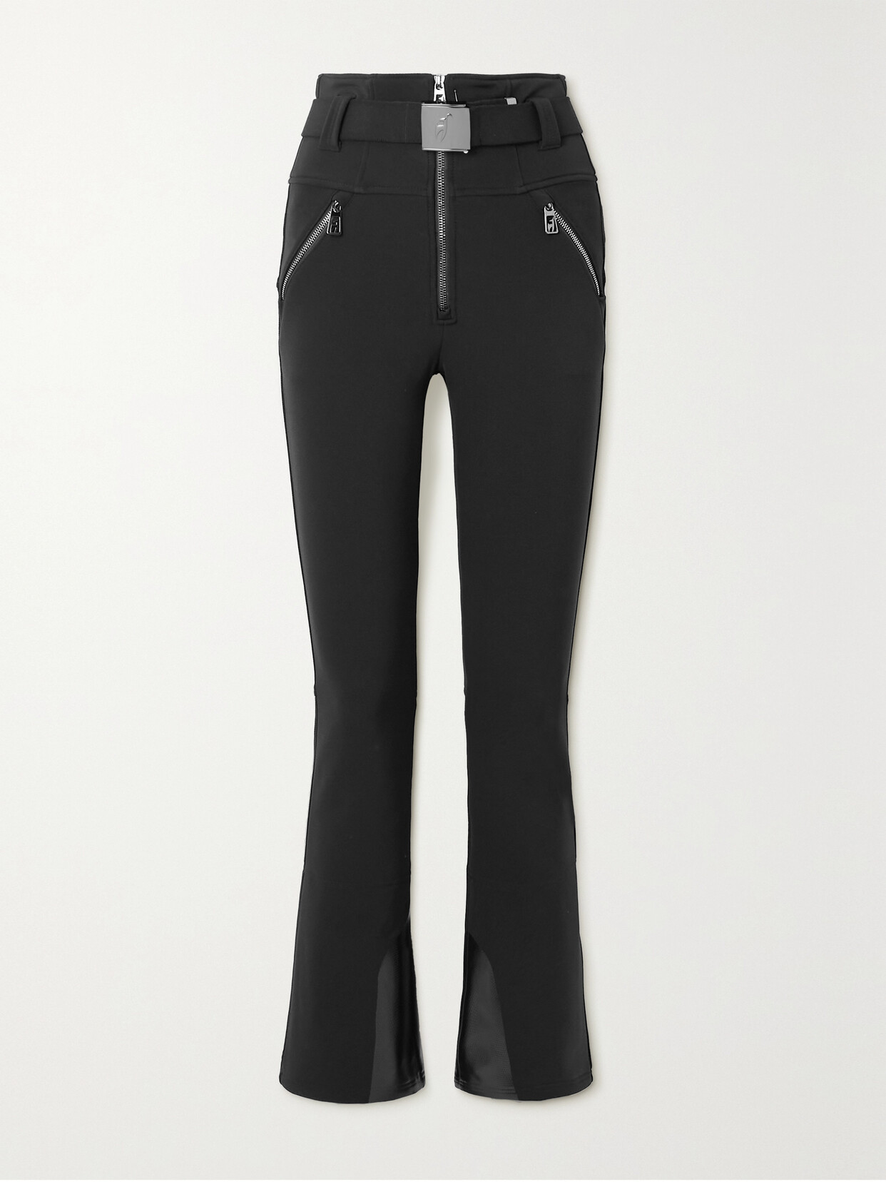 Toni Sailer Olivia Belted Sllim-leg Ski Trousers In Black