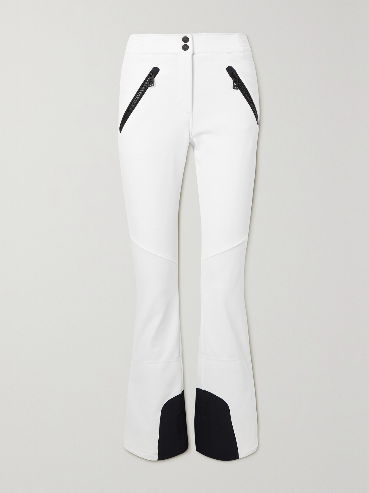 Toni Sailer Ella Two-tone Flared Ski Pants - White