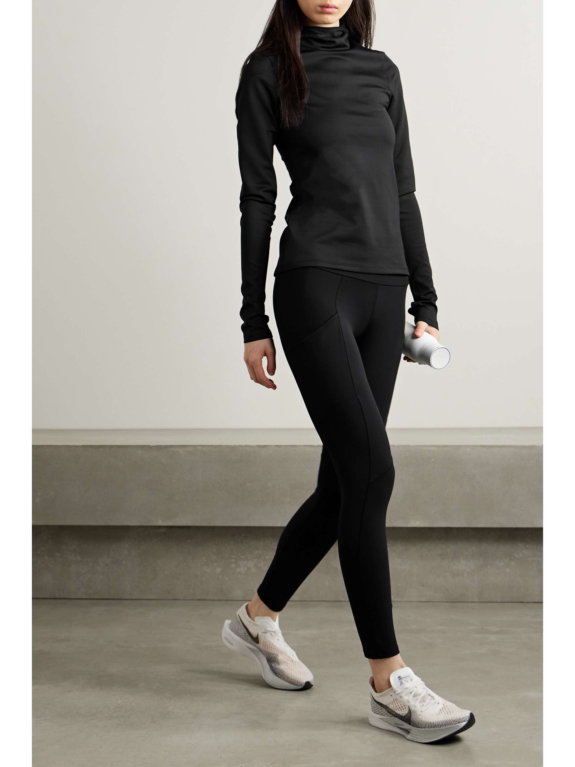 ALO YOGA Airlift hooded stretch-jersey sweatshirt