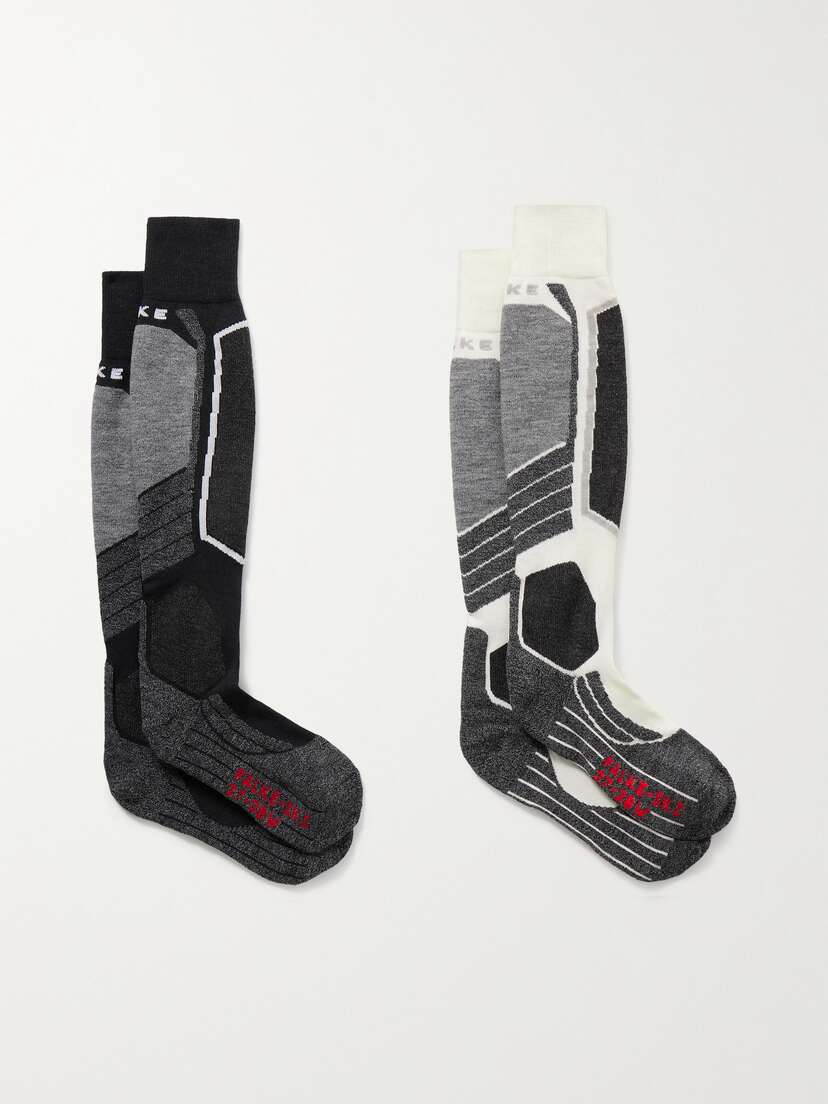 FALKE Ergonomic Sport System Sk2 Set Of Two Jacquard-knit Ski Socks