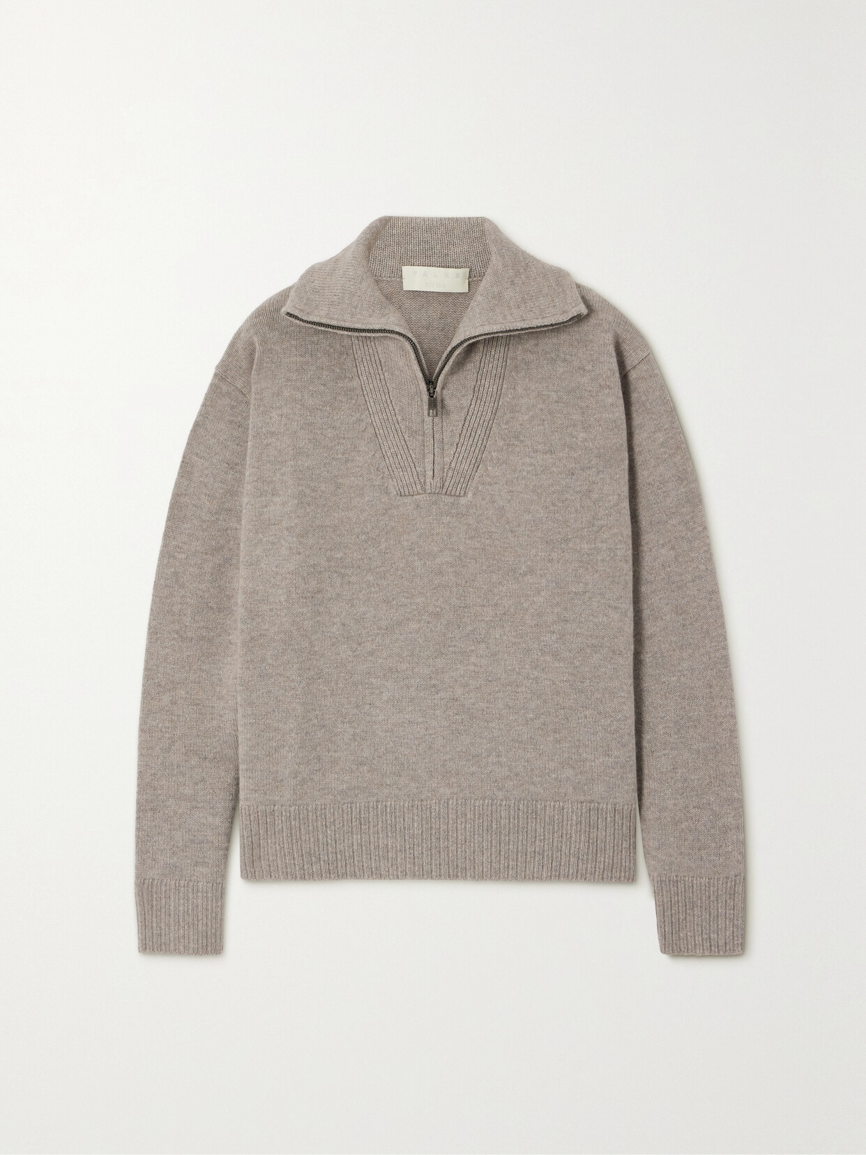 FALKE Ergonomic Sport System Troyer Wool And Cashmere-blend Sweater - Neutrals