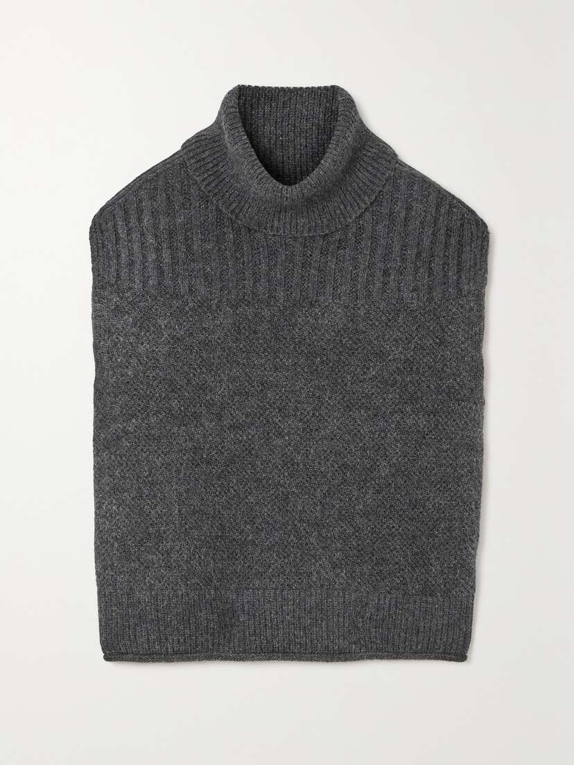 FALKE Ergonomic Sport System Ribbed Wool-blend Turtleneck Sweater