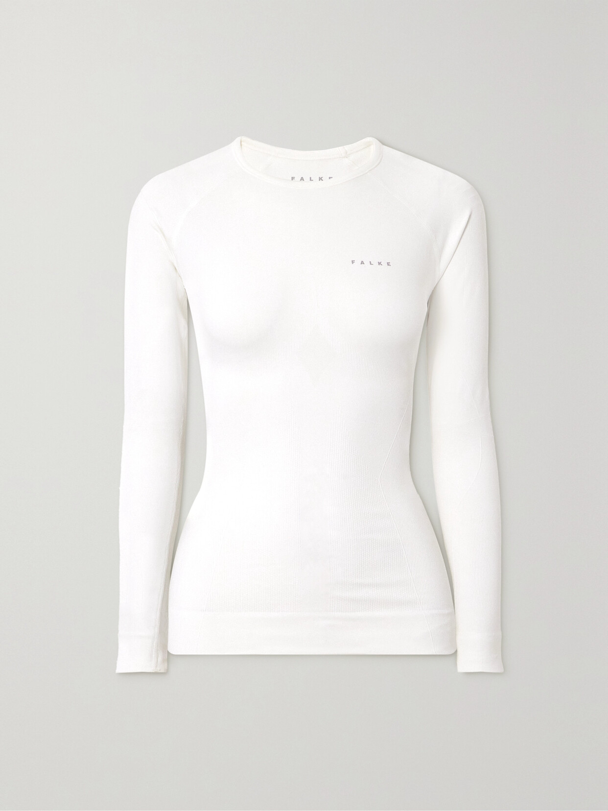 FALKE Ergonomic Sport System Printed Stretch-jersey Top - White