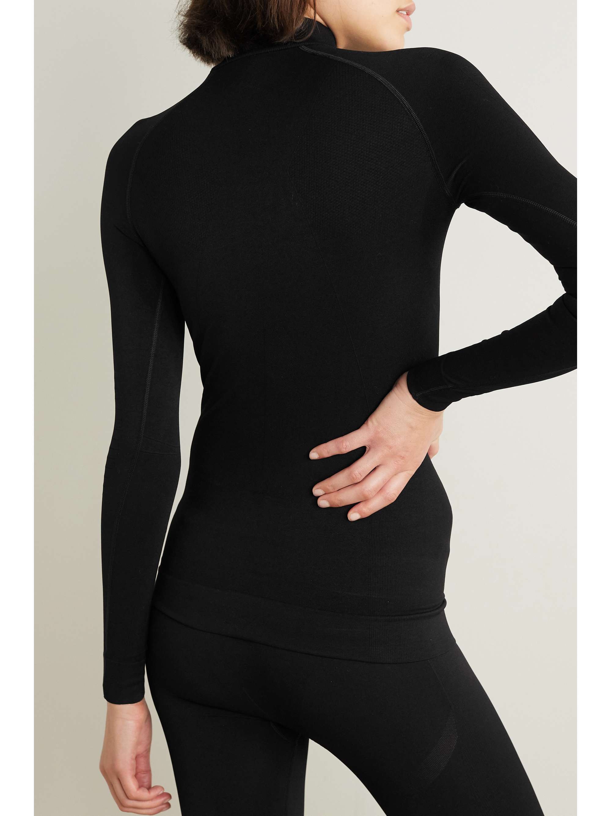 FALKE ERGONOMIC SPORT SYSTEM Stretch-knit turtleneck top