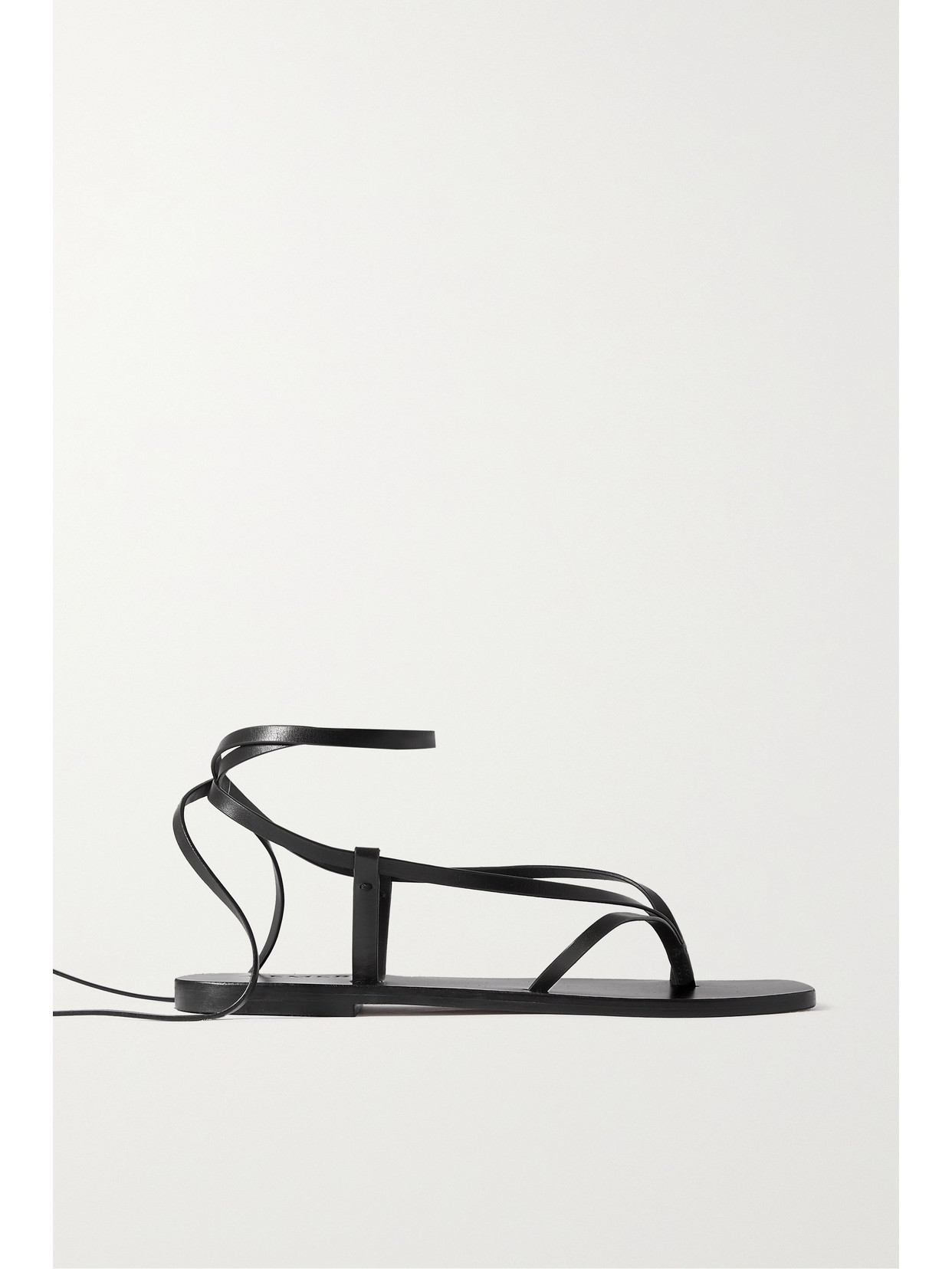 A.emery Nolan Leather Sandals In Black