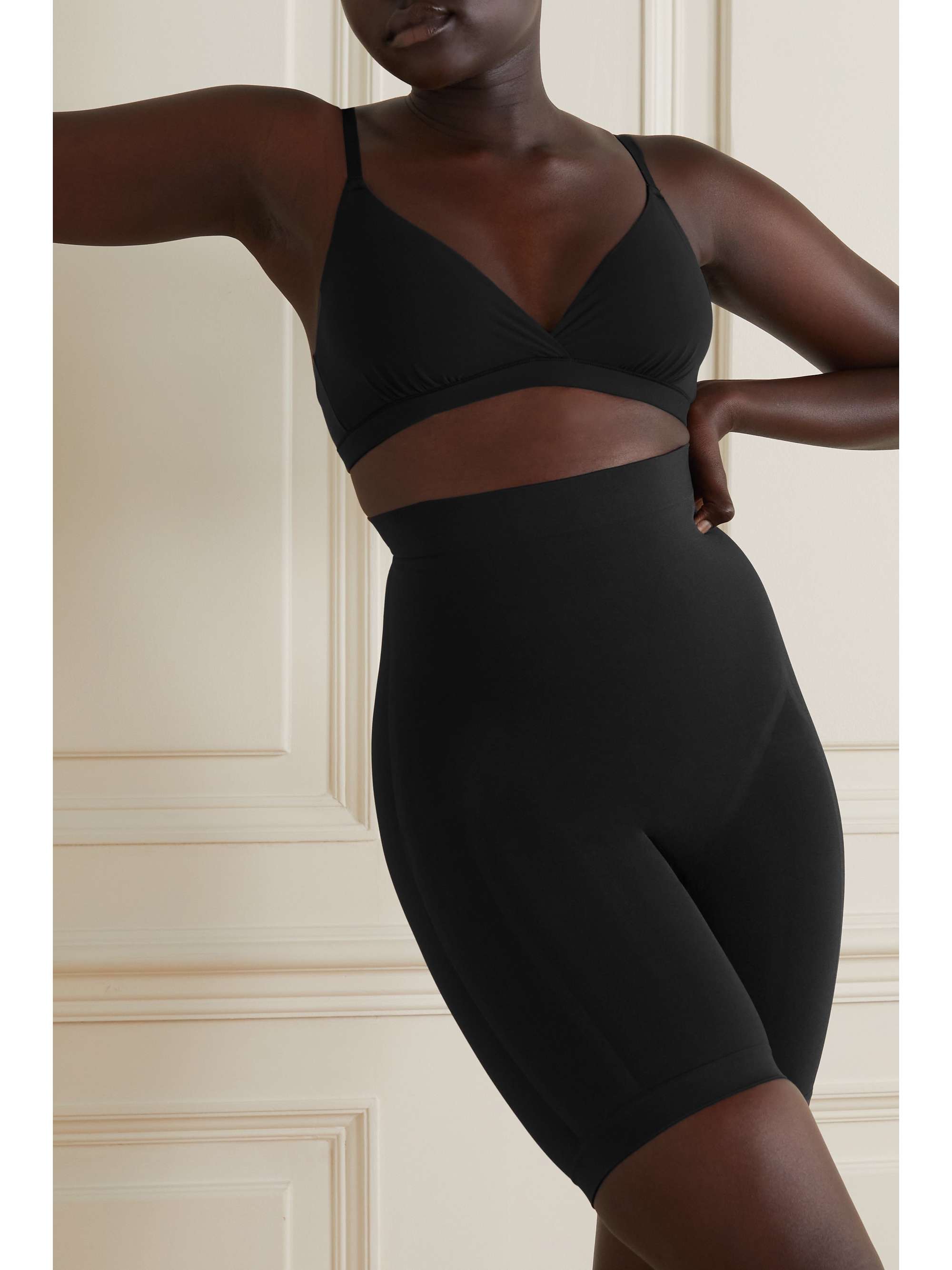 SKIMS Fits Everybody wrap-effect triangle bralette - Sienna
