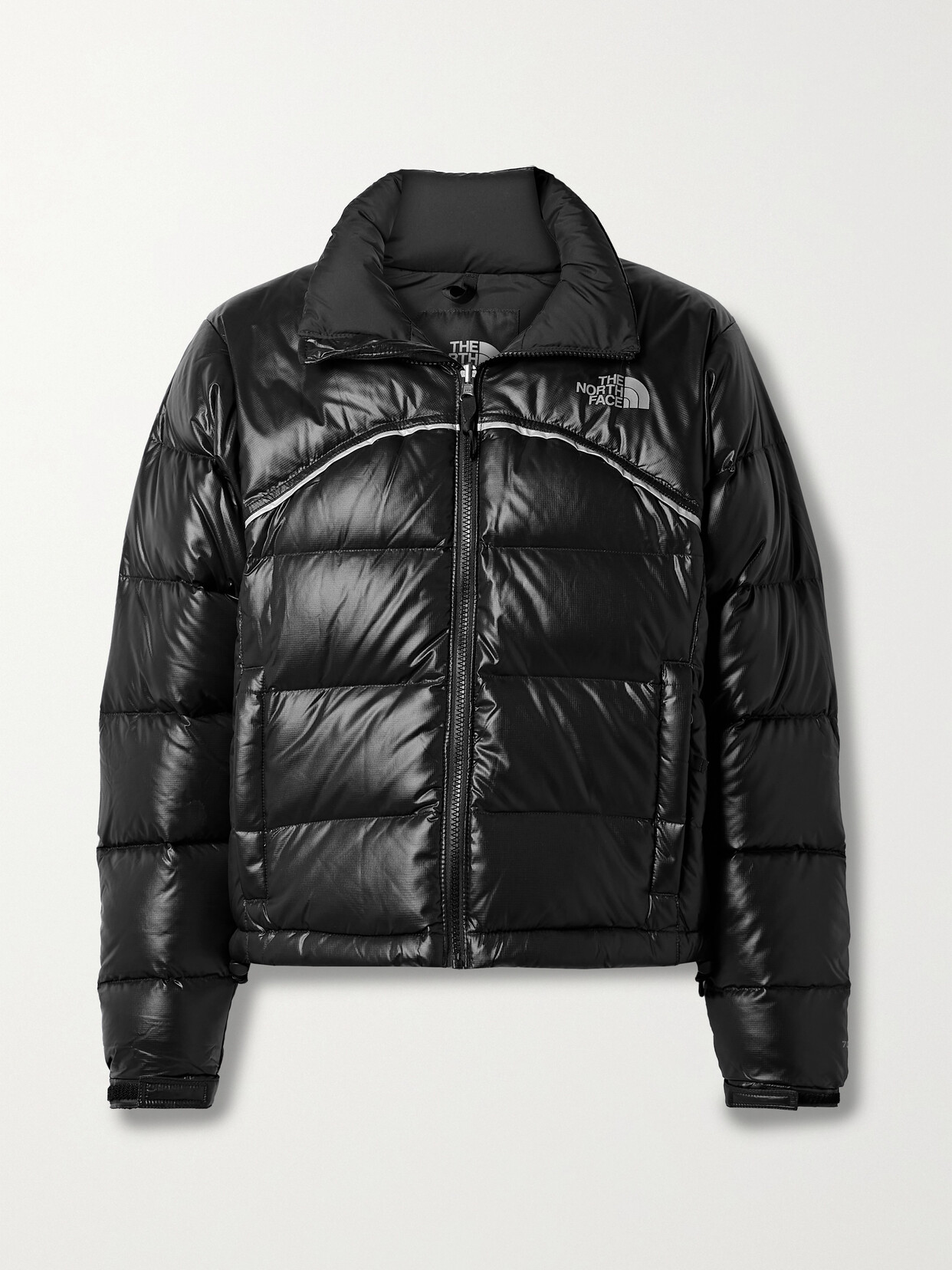 The North Face 2000 Retro Nuptse Hooded Quilted Ripstop Down Jacket In Black