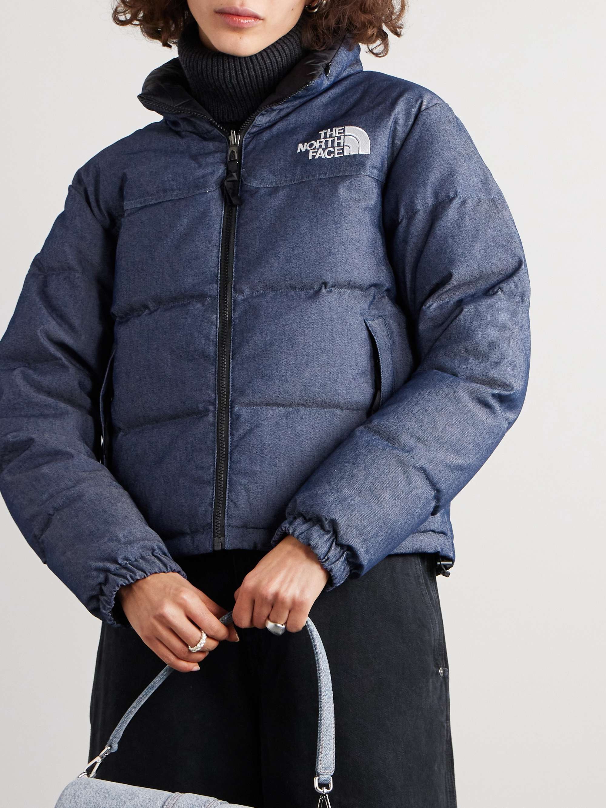 North face nuptse iridescent deals