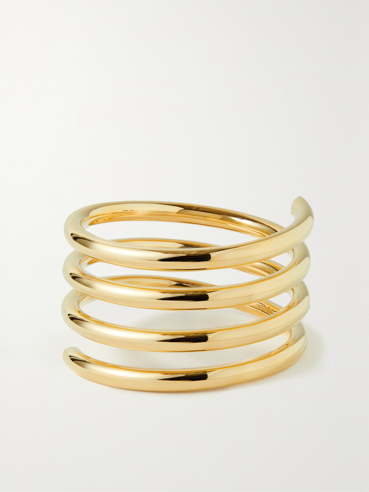 Jennifer Fisher - Triple Coil Gold-plated Bangle - One size