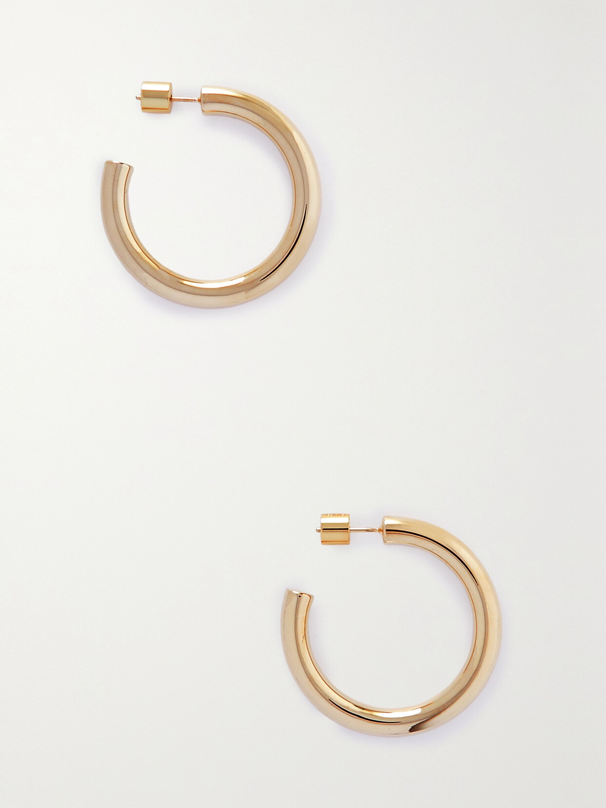 Jennifer Fisher - Mini Michelle Gold-plated Hoop Earrings - One size