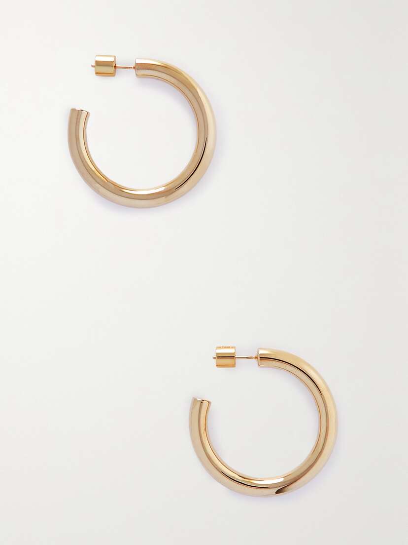 Jennifer Fisher Mini Michelle Gold-plated Hoop Earrings