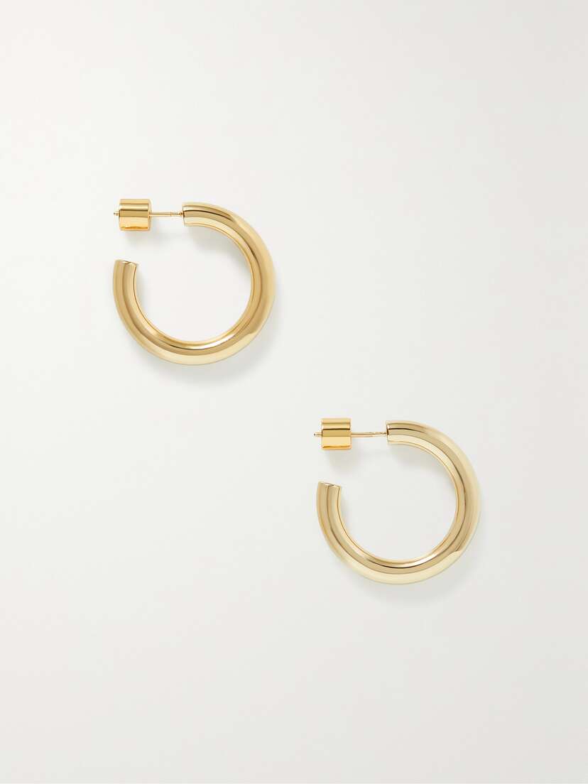 Jennifer Fisher Lilly Huggies Gold-plated Hoop Earrings