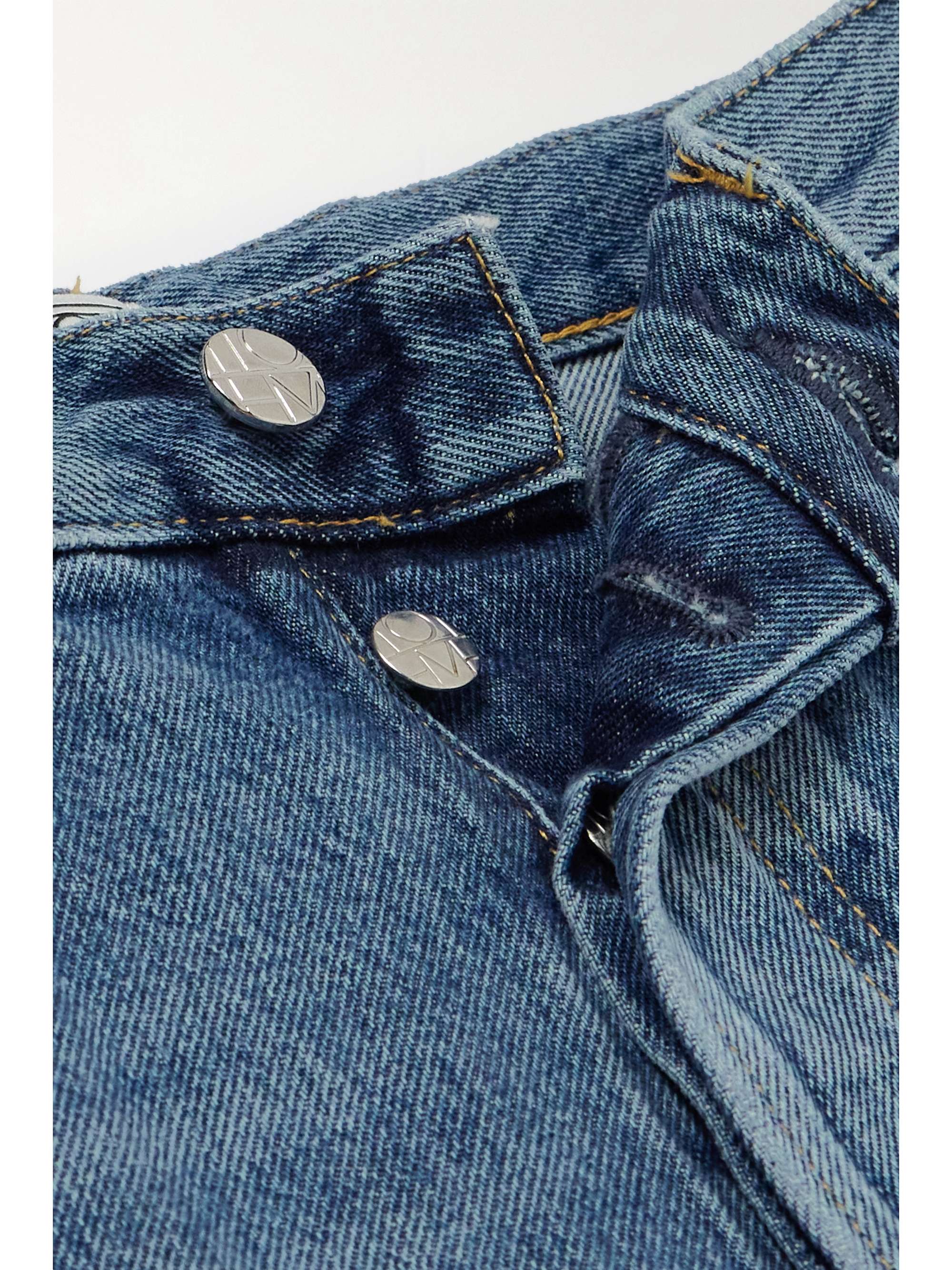 TOTEME Classic Cut high-rise straight-leg organic jeans